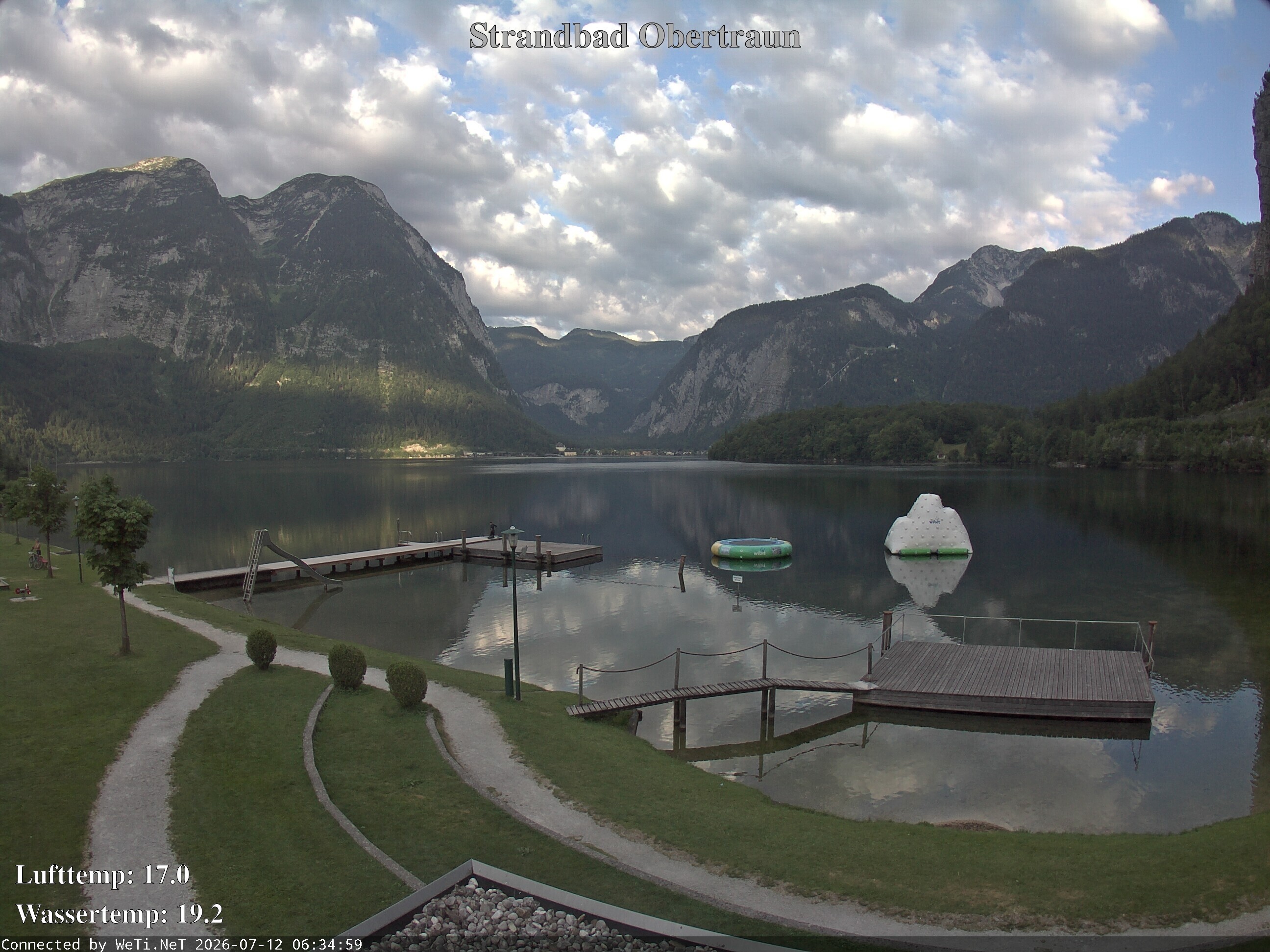 Archived image Webcam Obertraun Lido