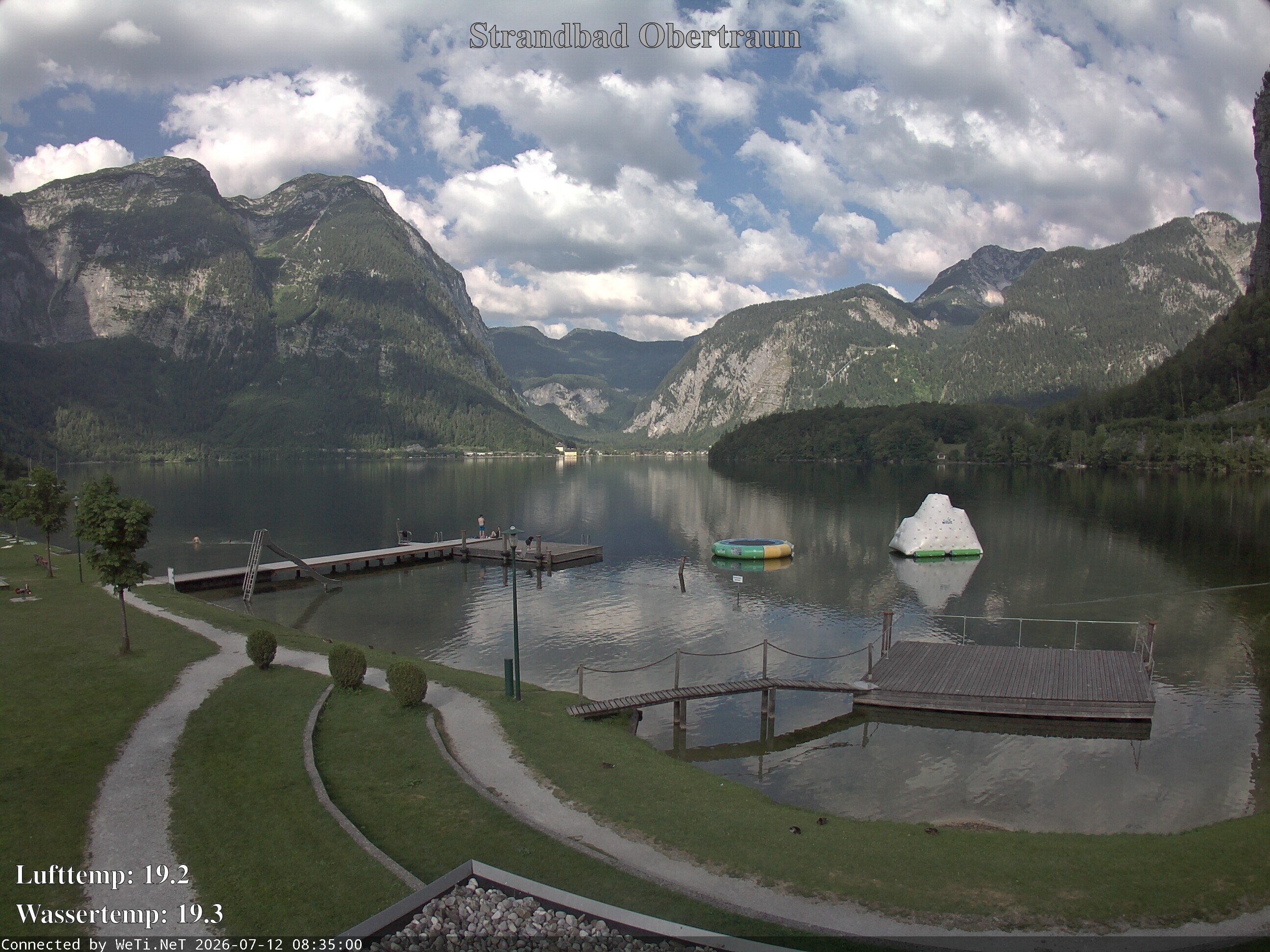 Archived image Webcam Obertraun Lido