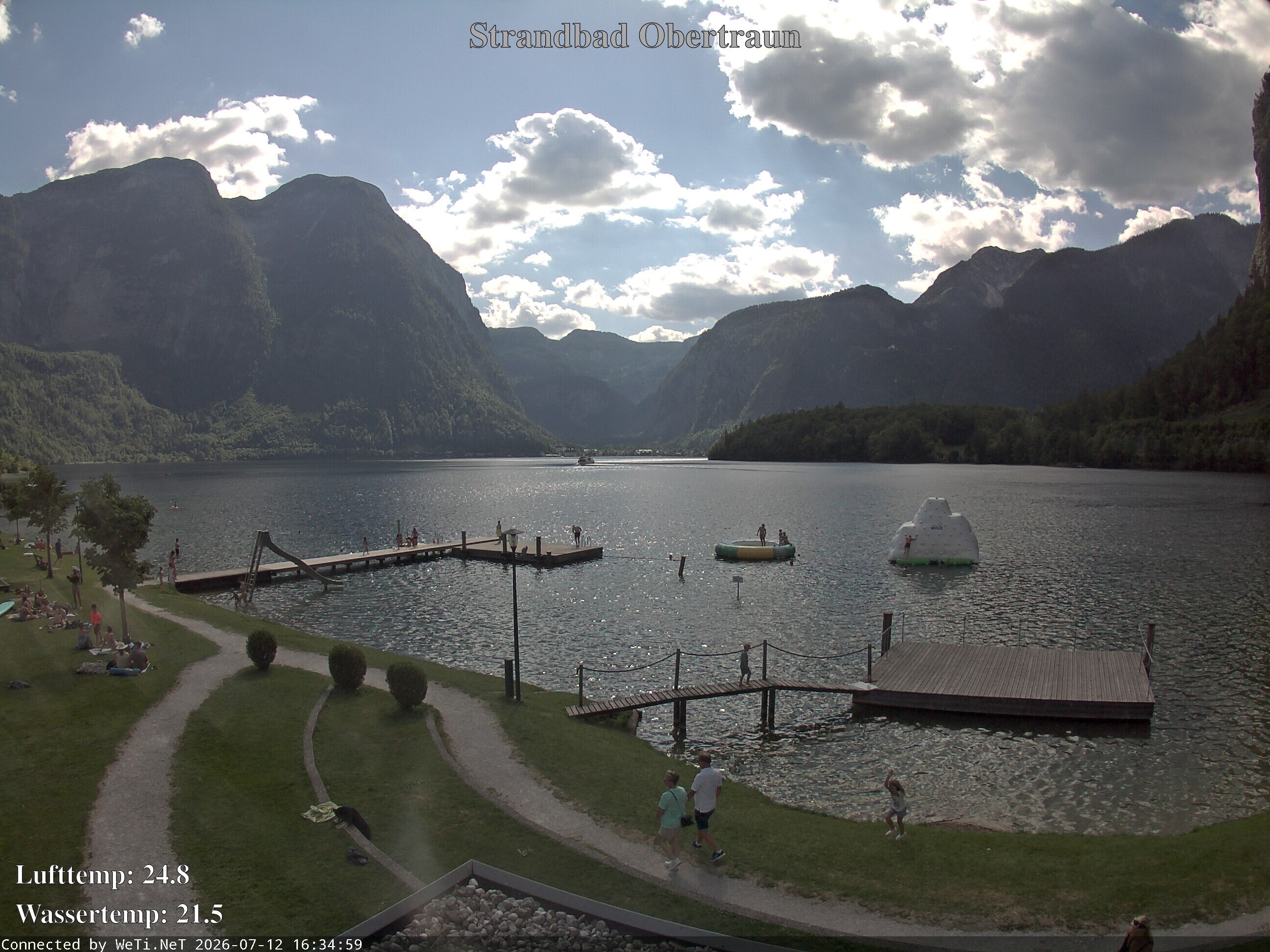 Archived image Webcam Obertraun Lido