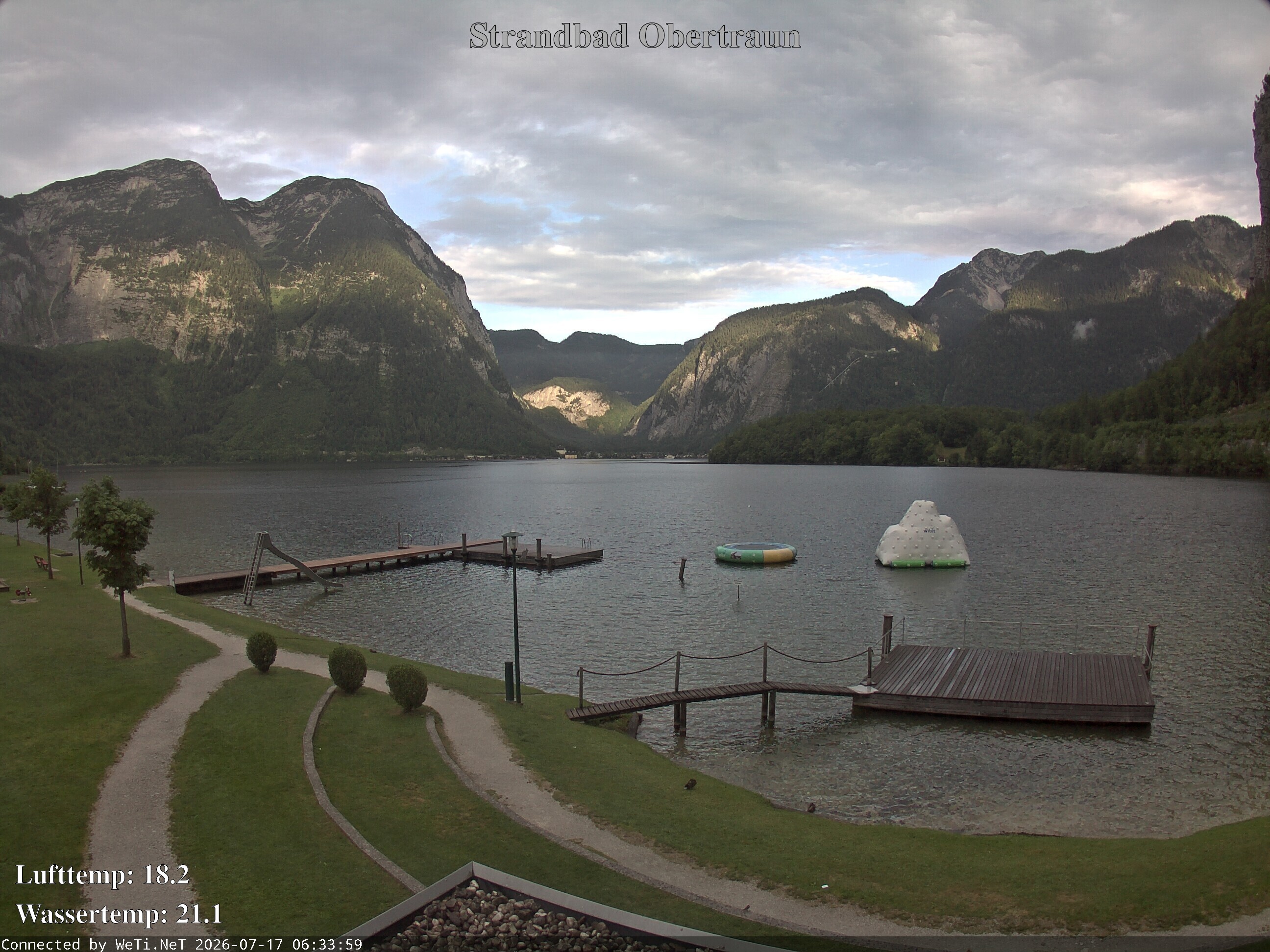 Archived image Webcam Obertraun Lido