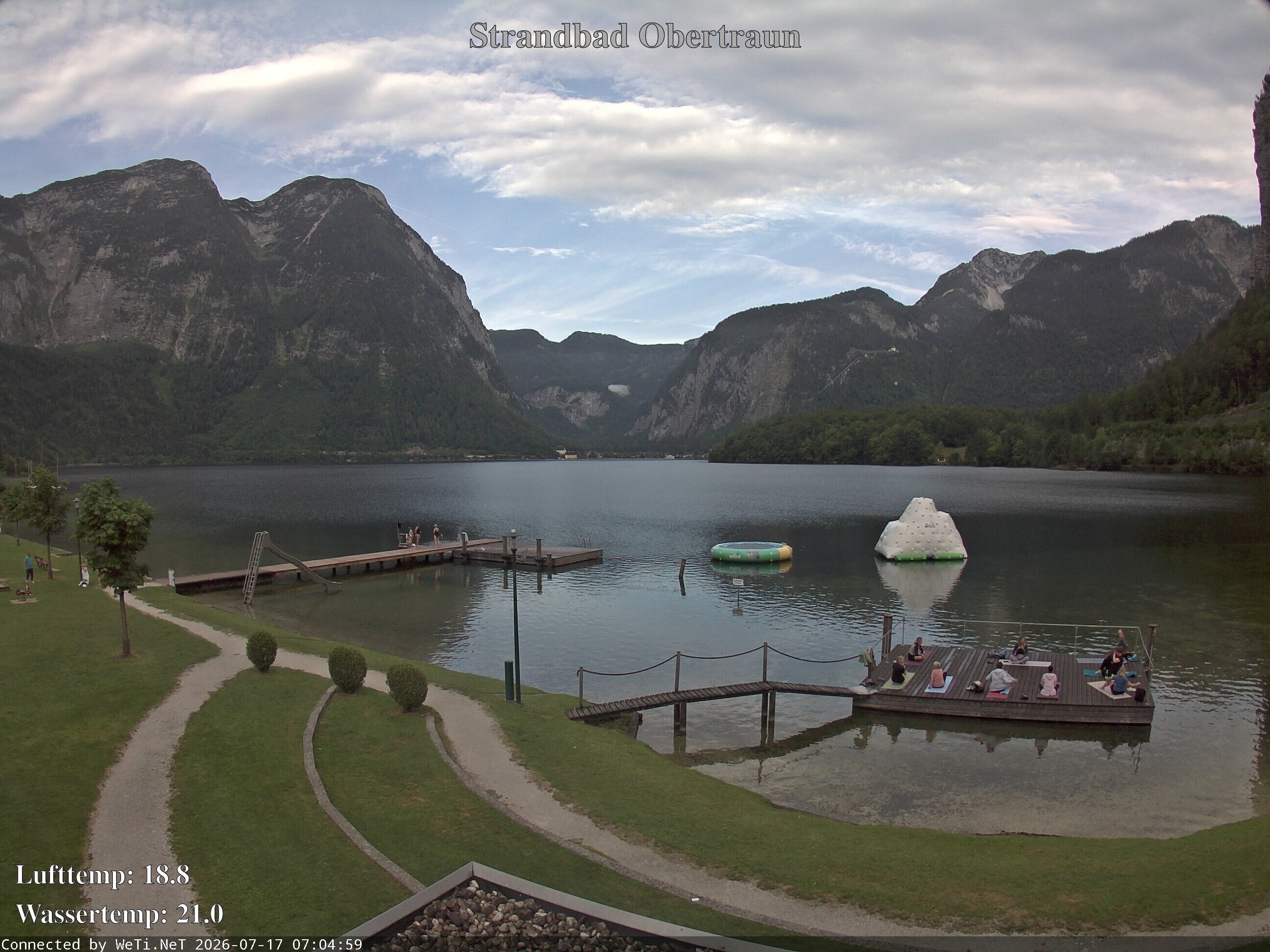Archived image Webcam Obertraun Lido