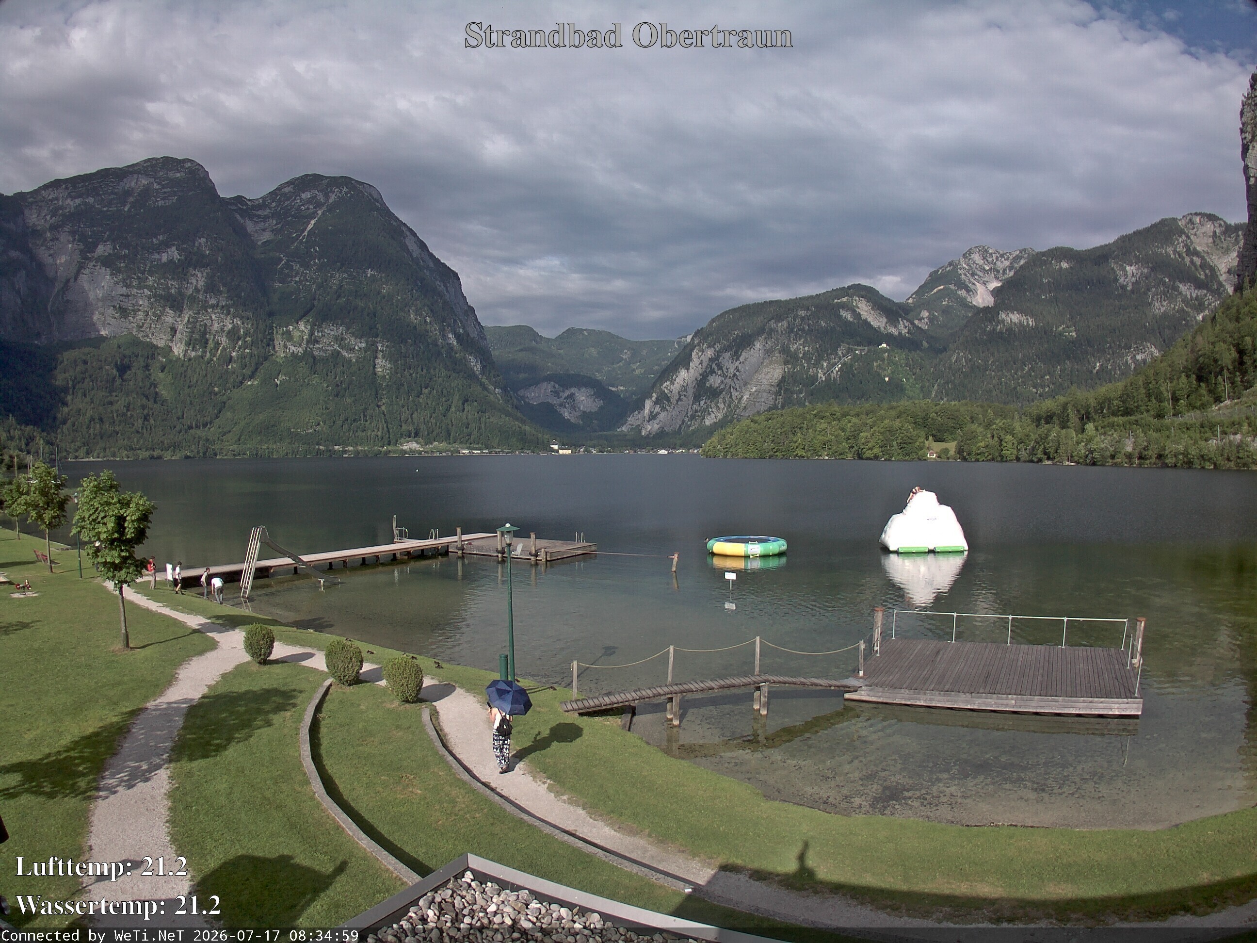Archived image Webcam Obertraun Lido