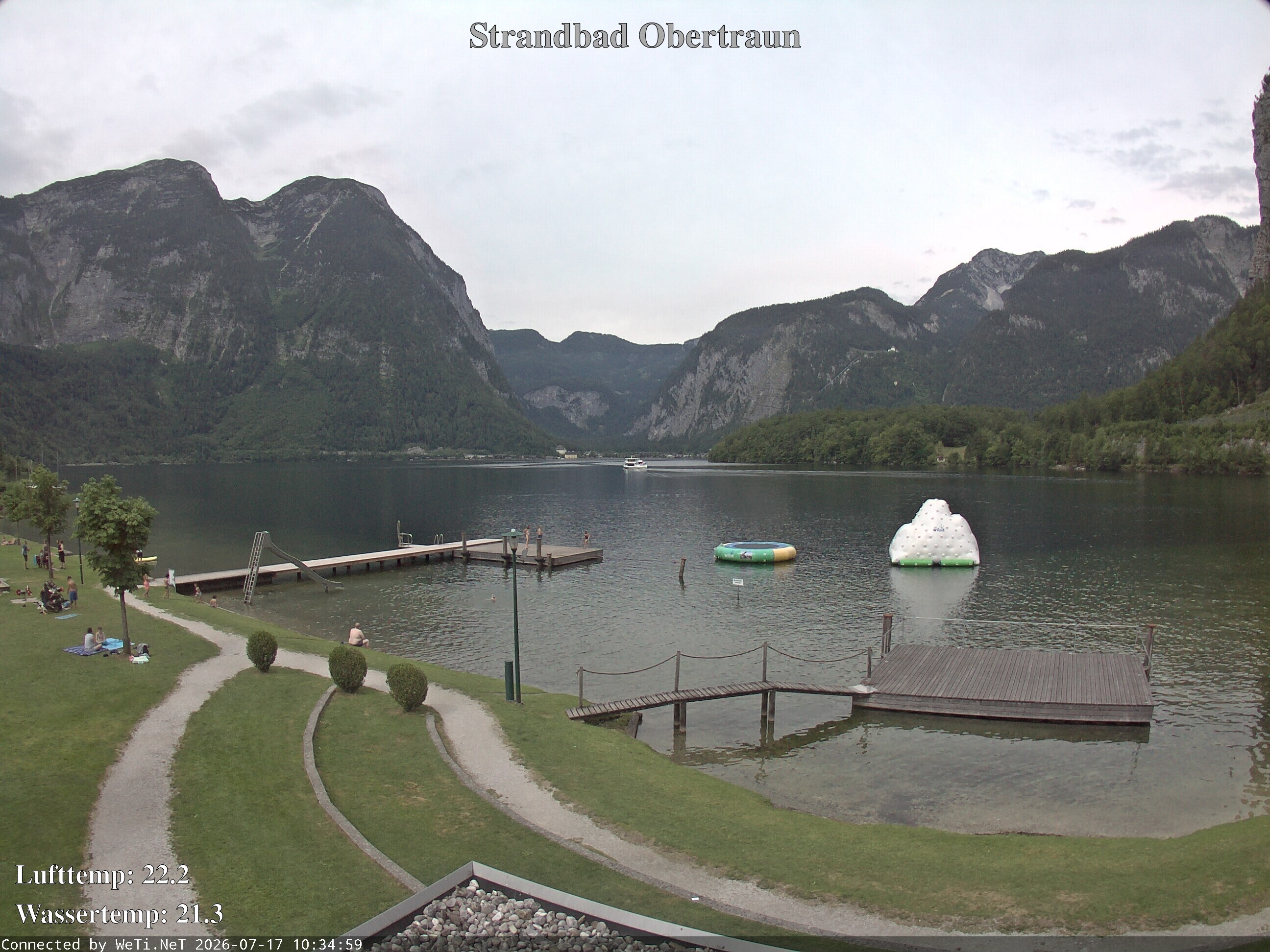 Archived image Webcam Obertraun Lido