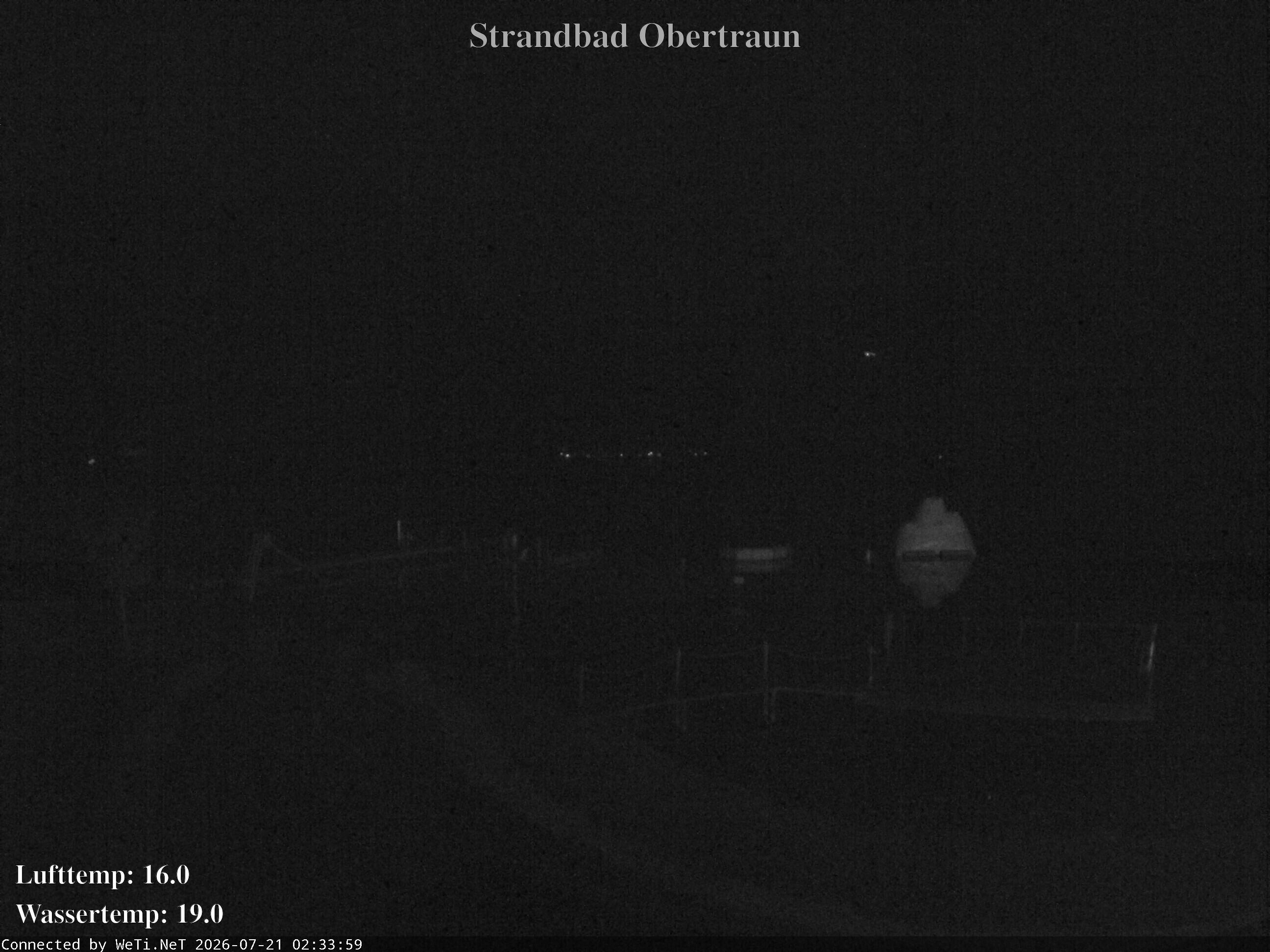 Archiv Foto Webcam Hallstätter See: Strandbad Obertraun