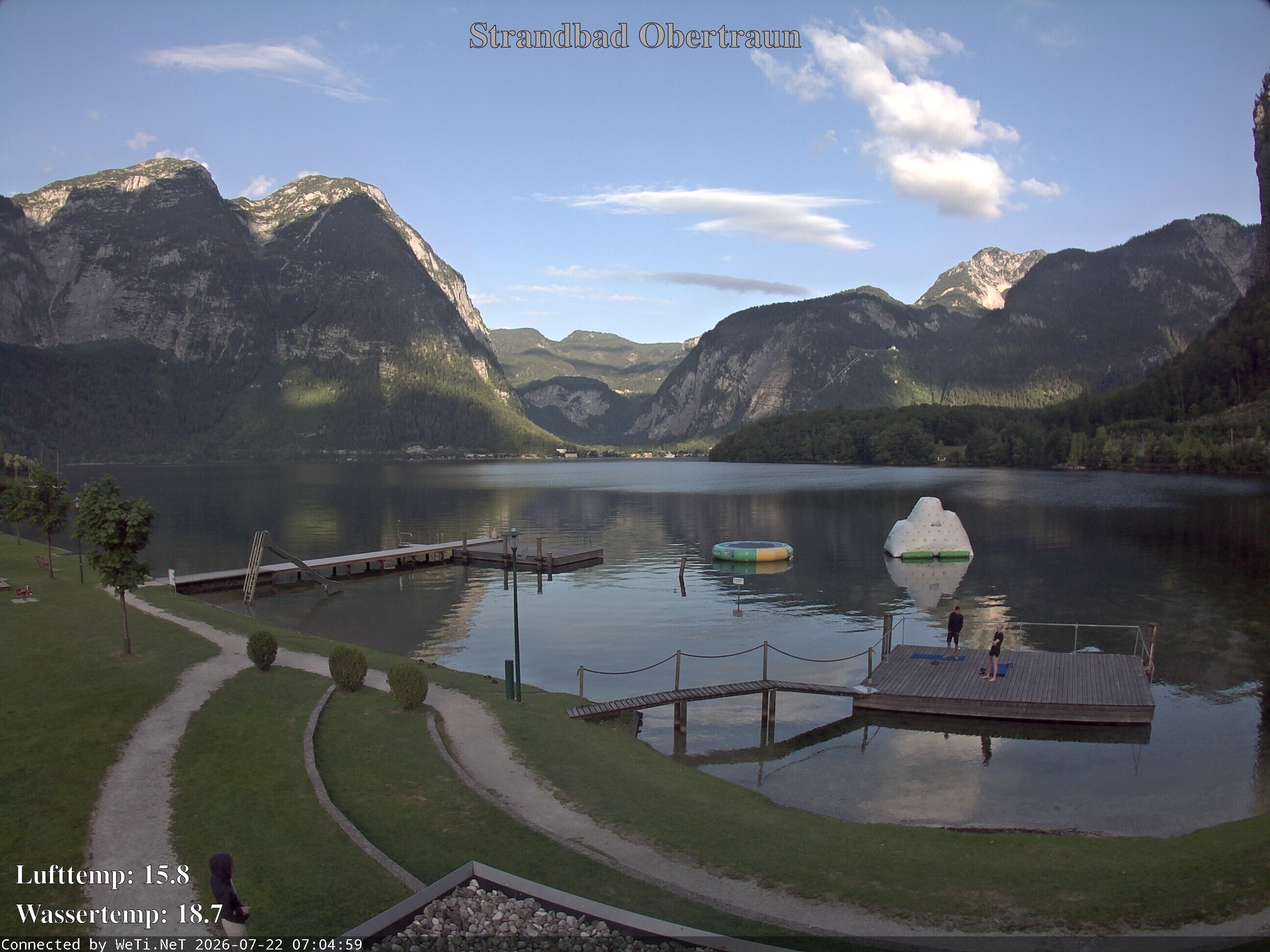 Archived image Webcam Obertraun Lido