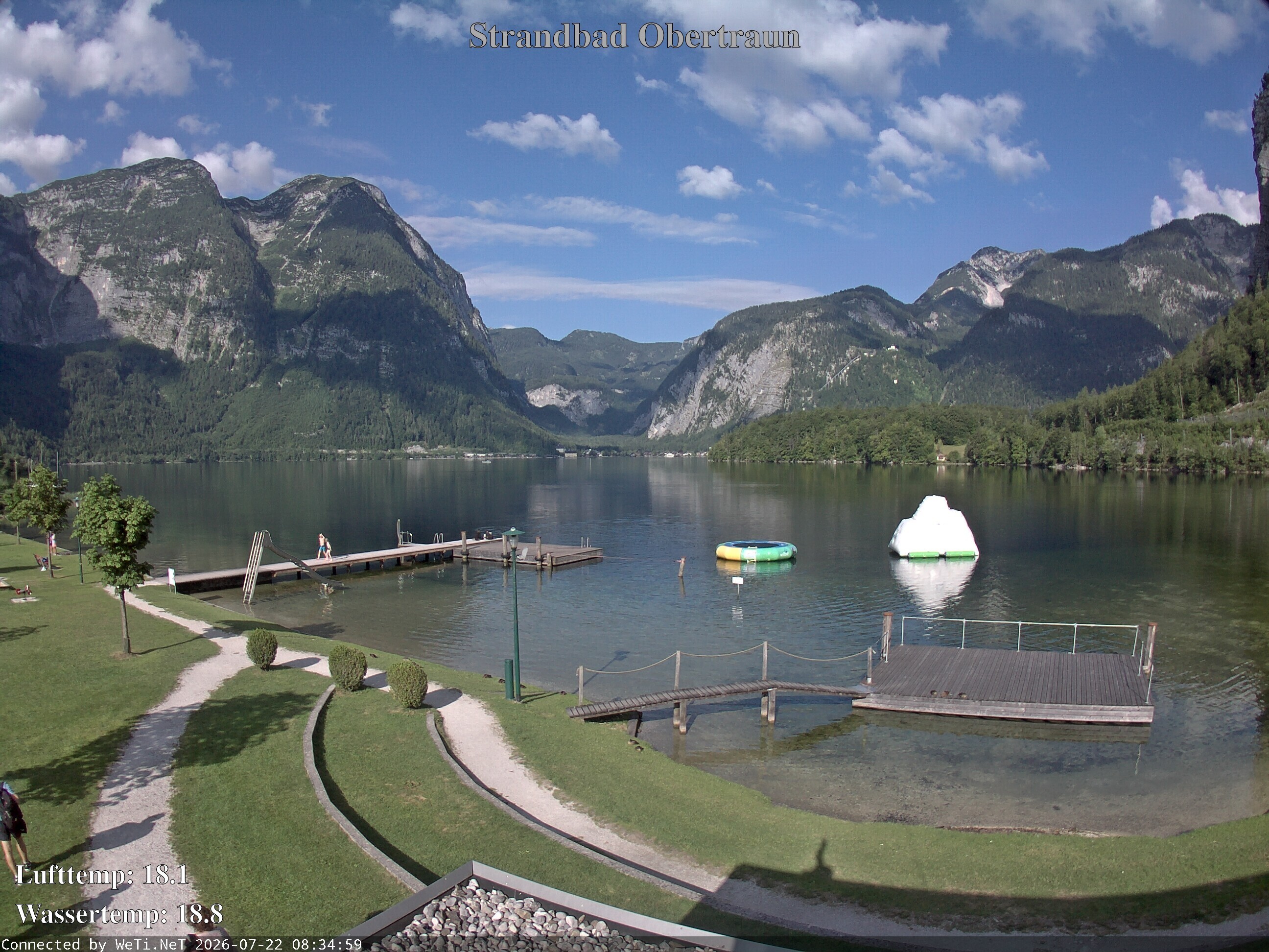 Archived image Webcam Obertraun Lido