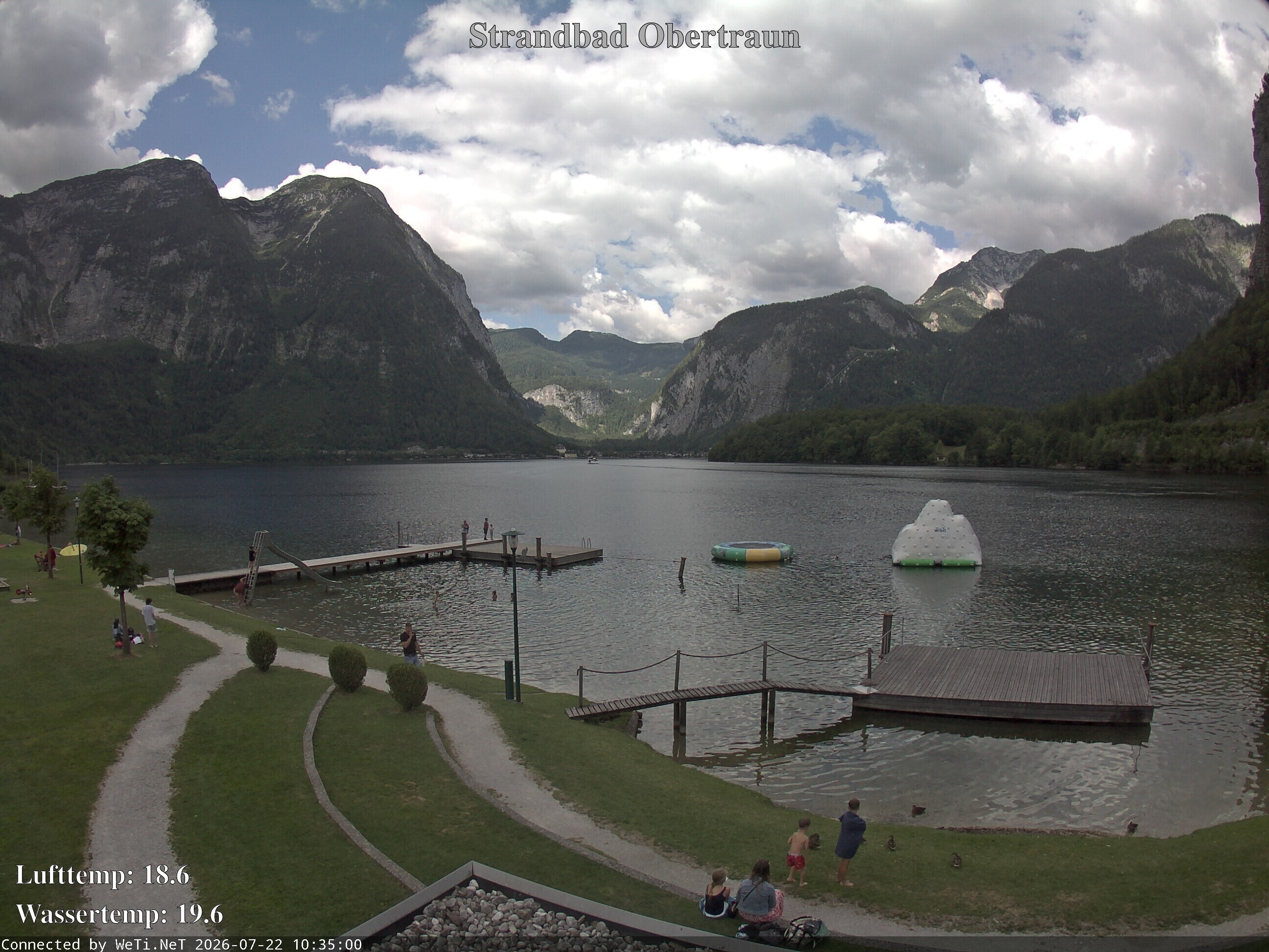 Archived image Webcam Obertraun Lido