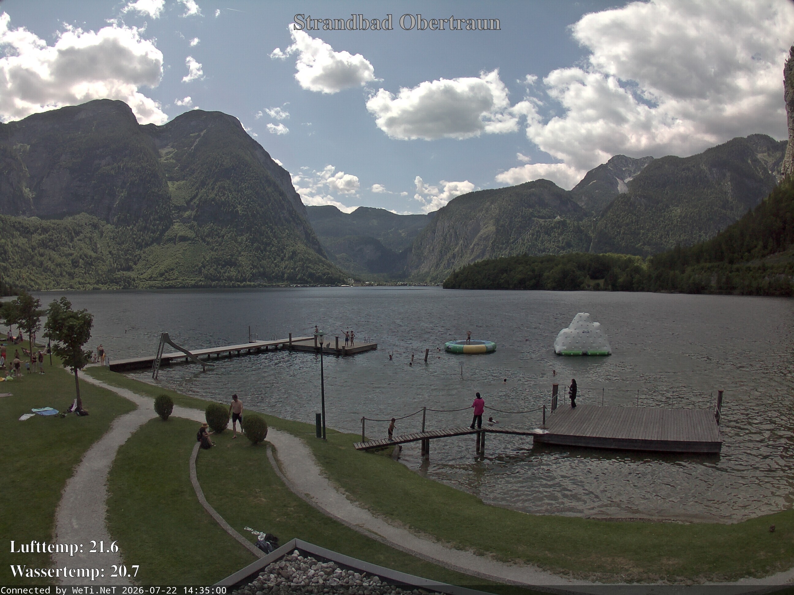 Archived image Webcam Obertraun Lido