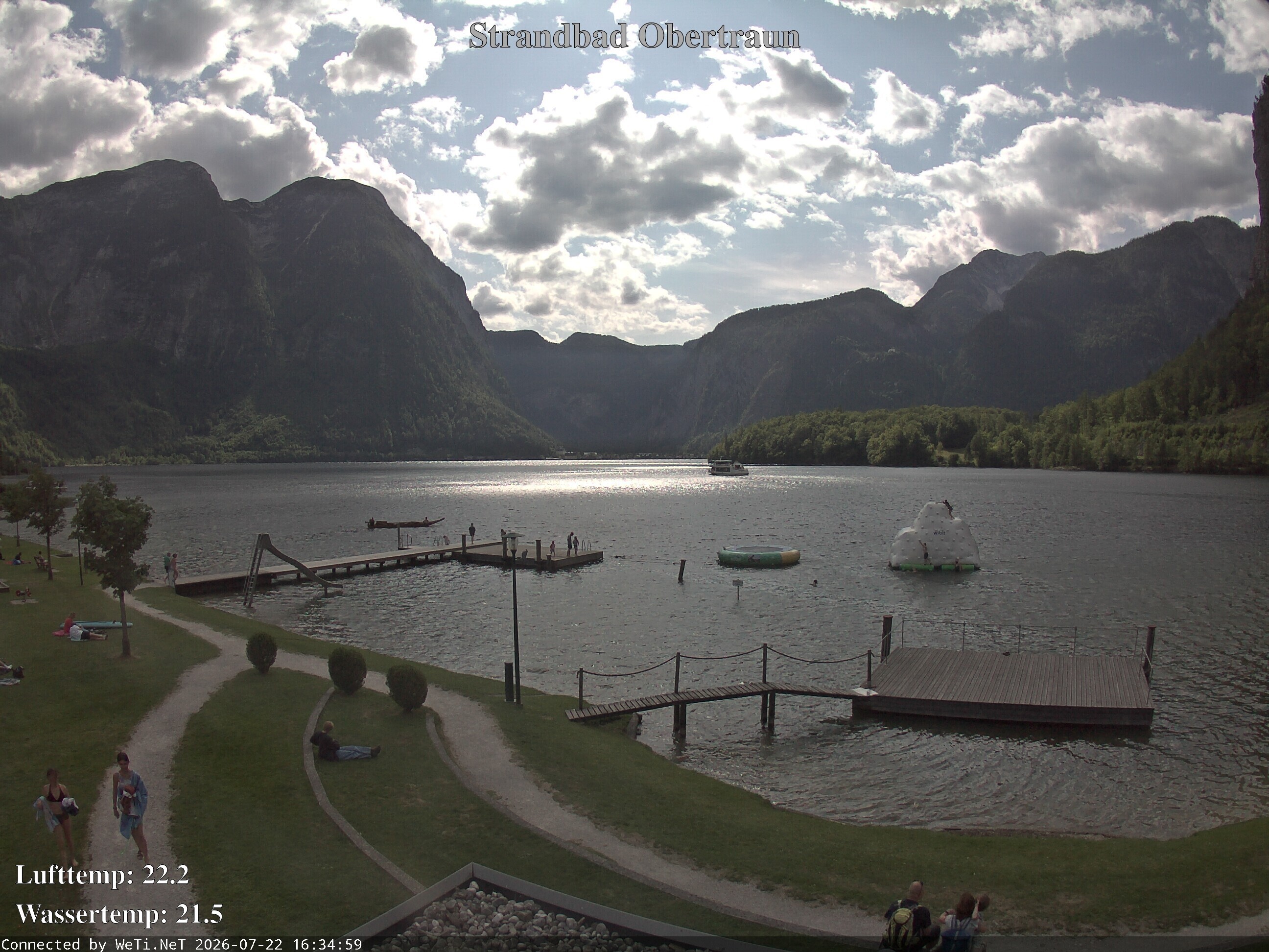Archived image Webcam Obertraun Lido
