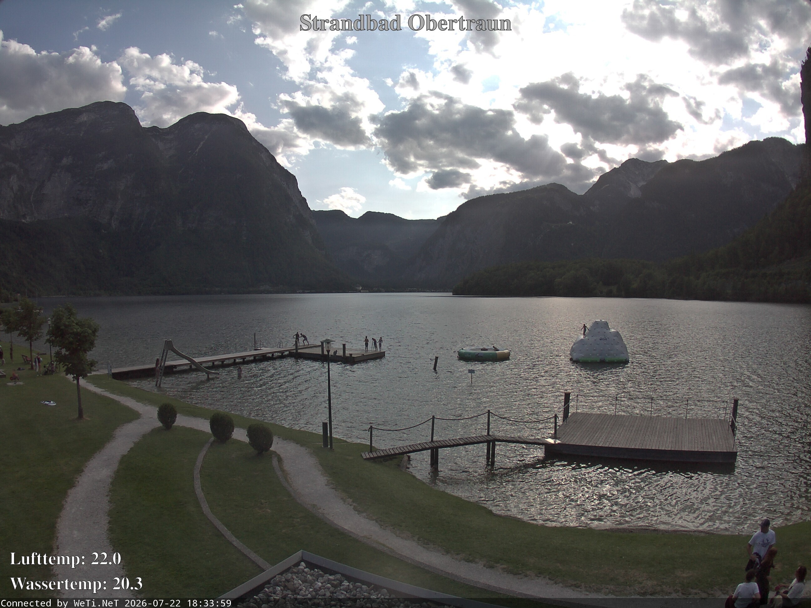 Archived image Webcam Obertraun Lido