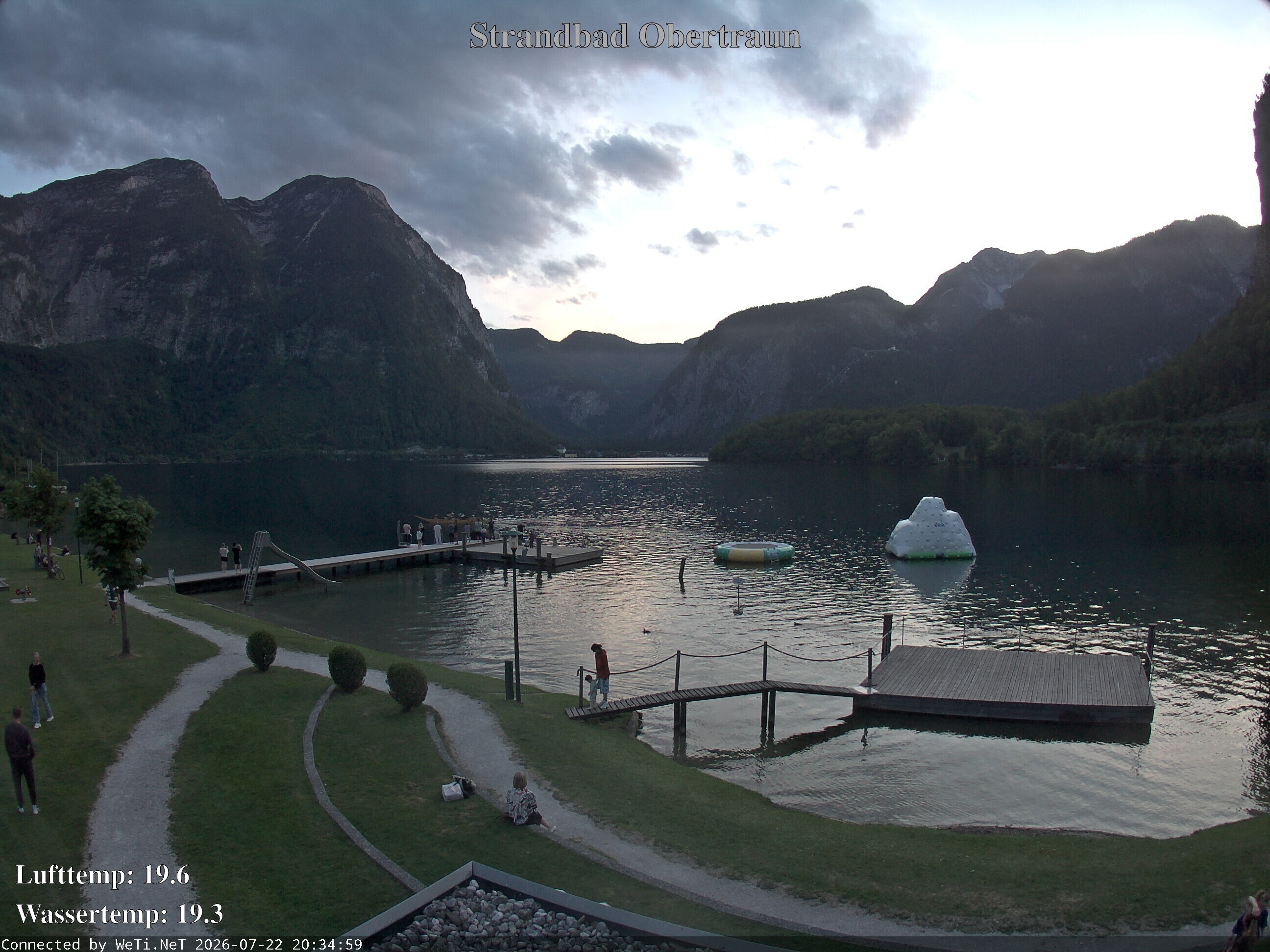 Archived image Webcam Obertraun Lido