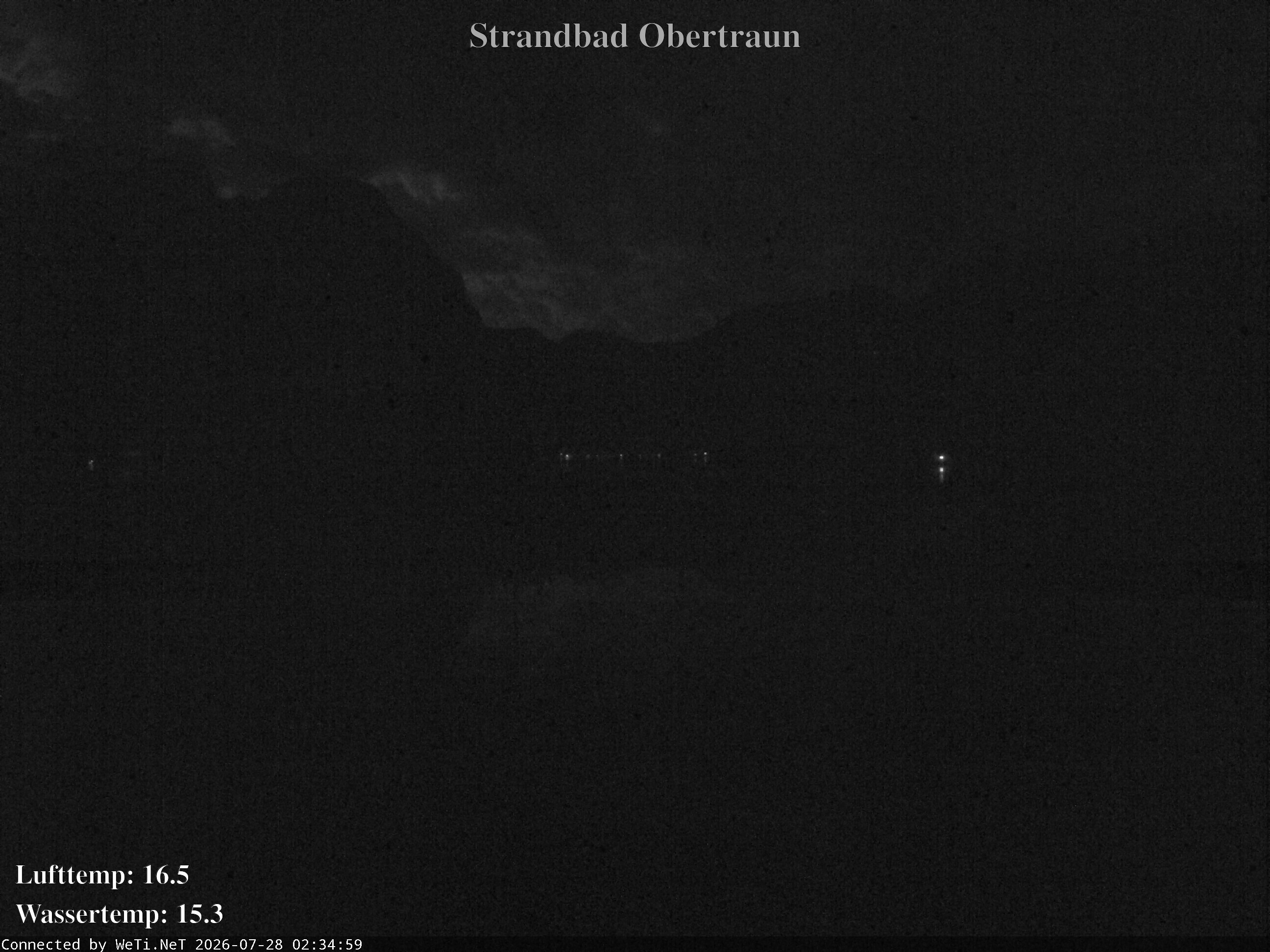 Archiv Foto Webcam Hallstätter See: Strandbad Obertraun