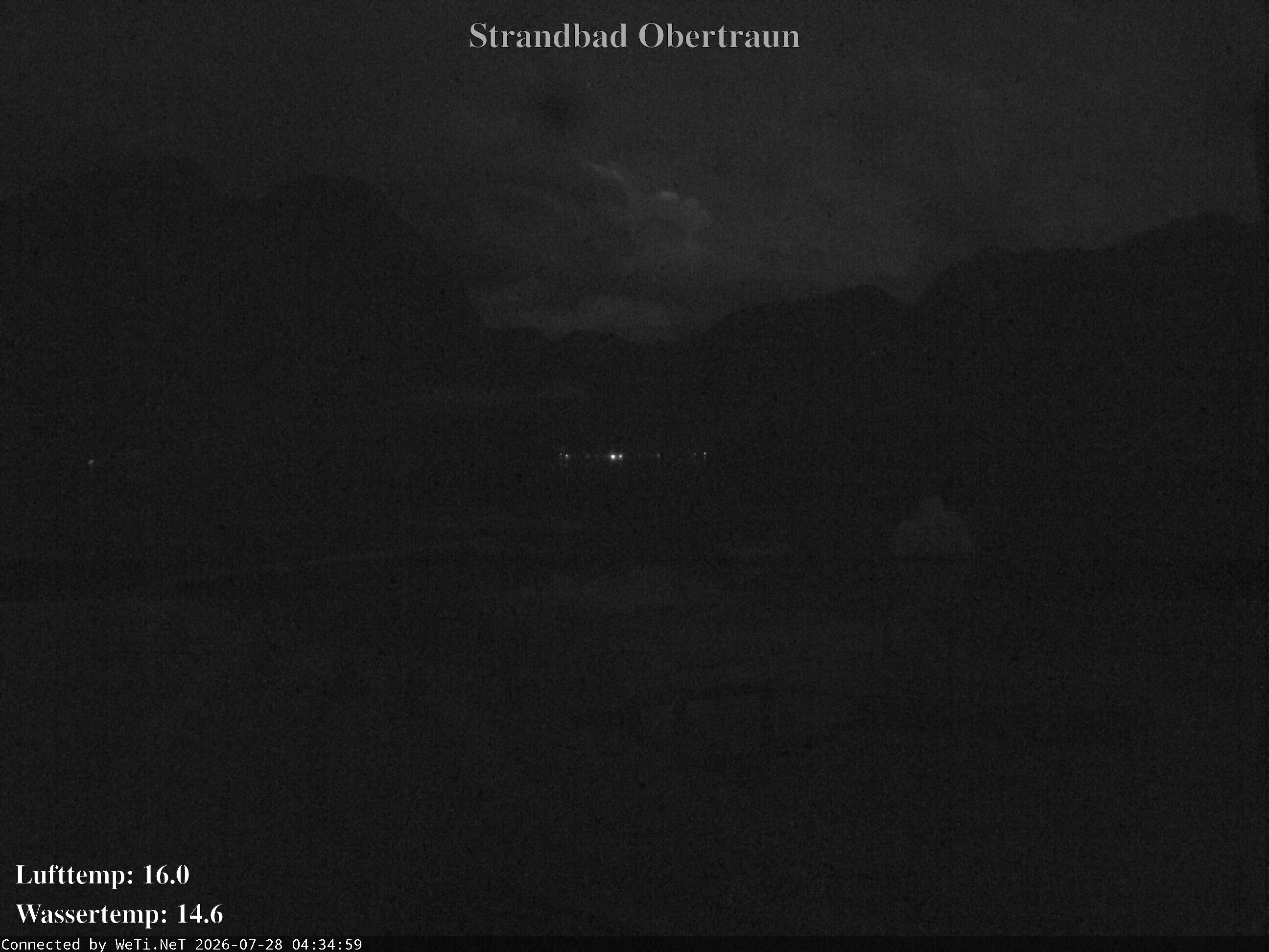 Archiv Foto Webcam Hallstätter See: Strandbad Obertraun