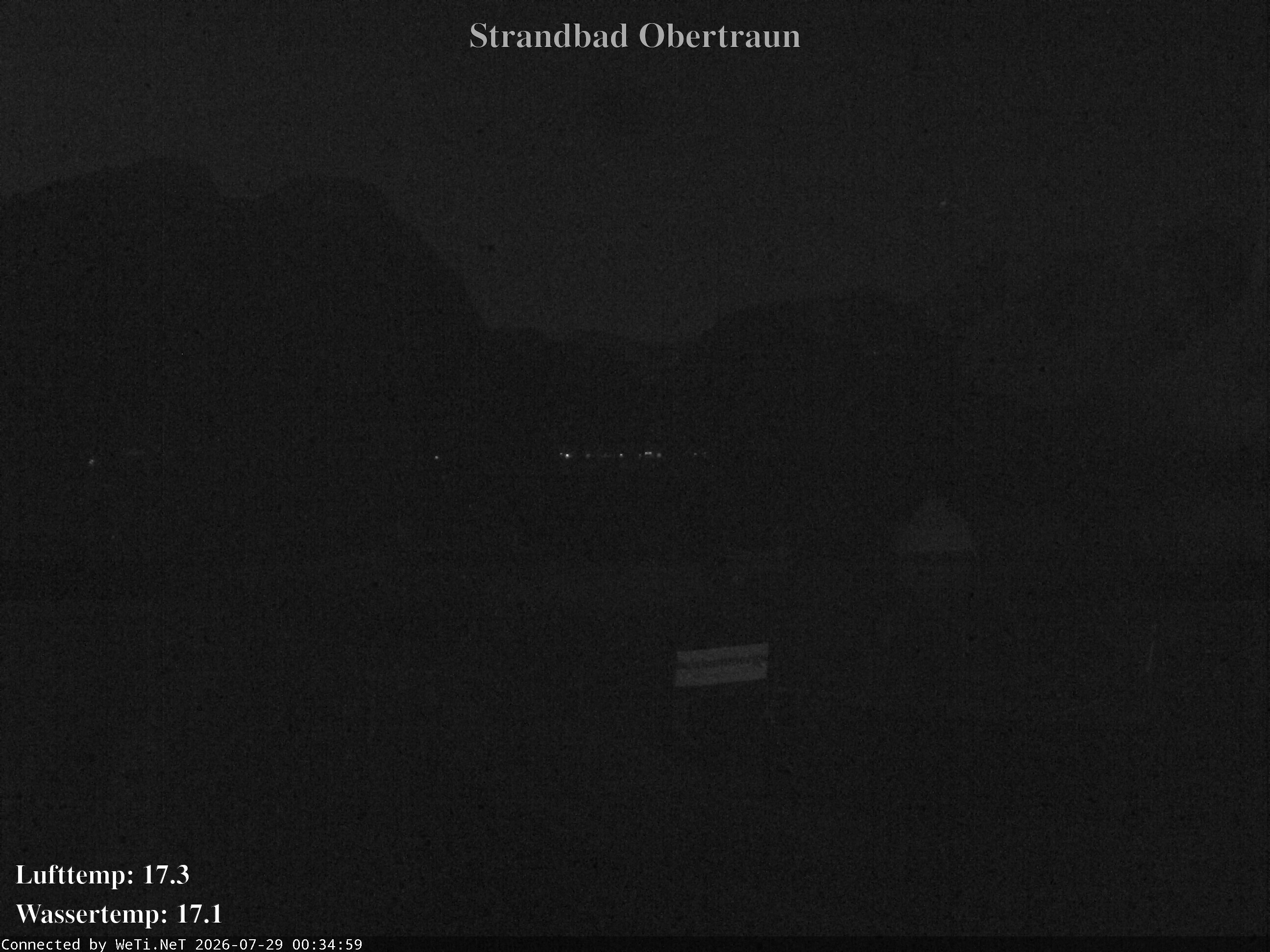 Archiv Foto Webcam Hallstätter See: Strandbad Obertraun