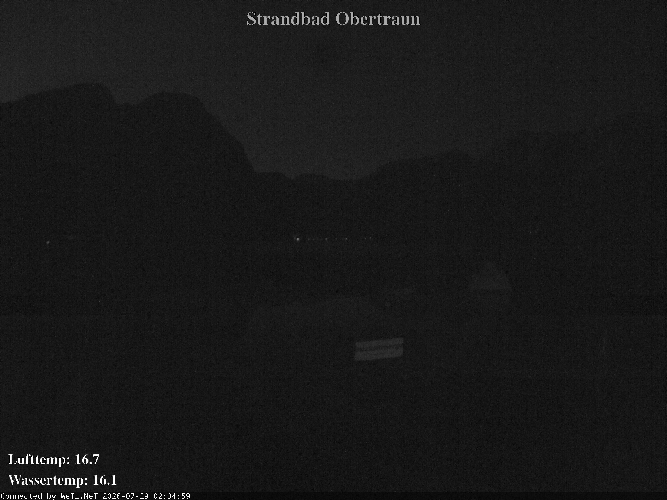 Archiv Foto Webcam Hallstätter See: Strandbad Obertraun