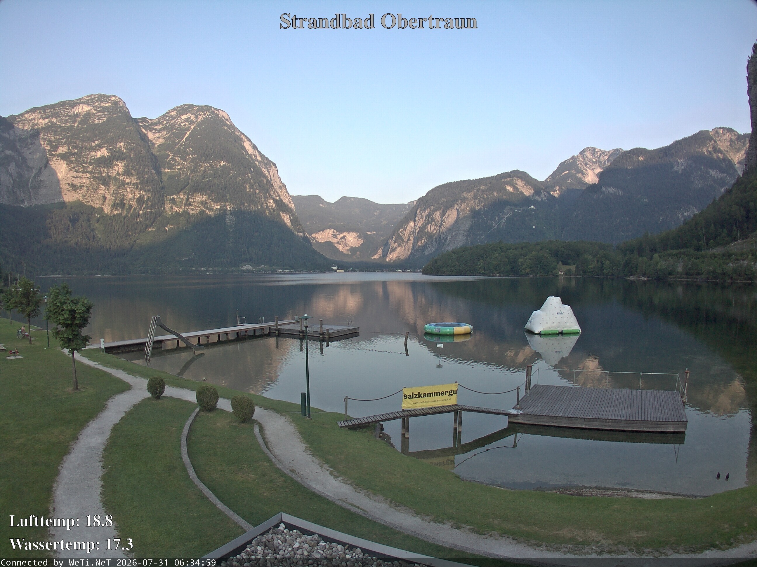 Archived image Webcam Obertraun Lido