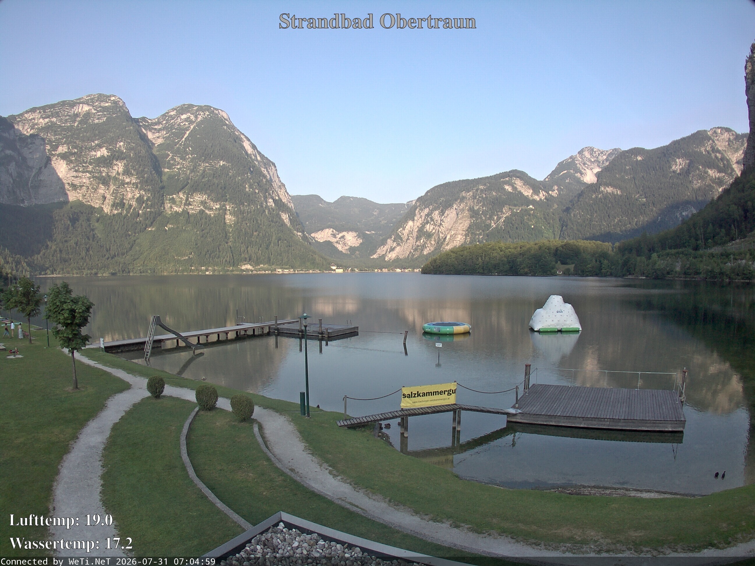 Archived image Webcam Obertraun Lido