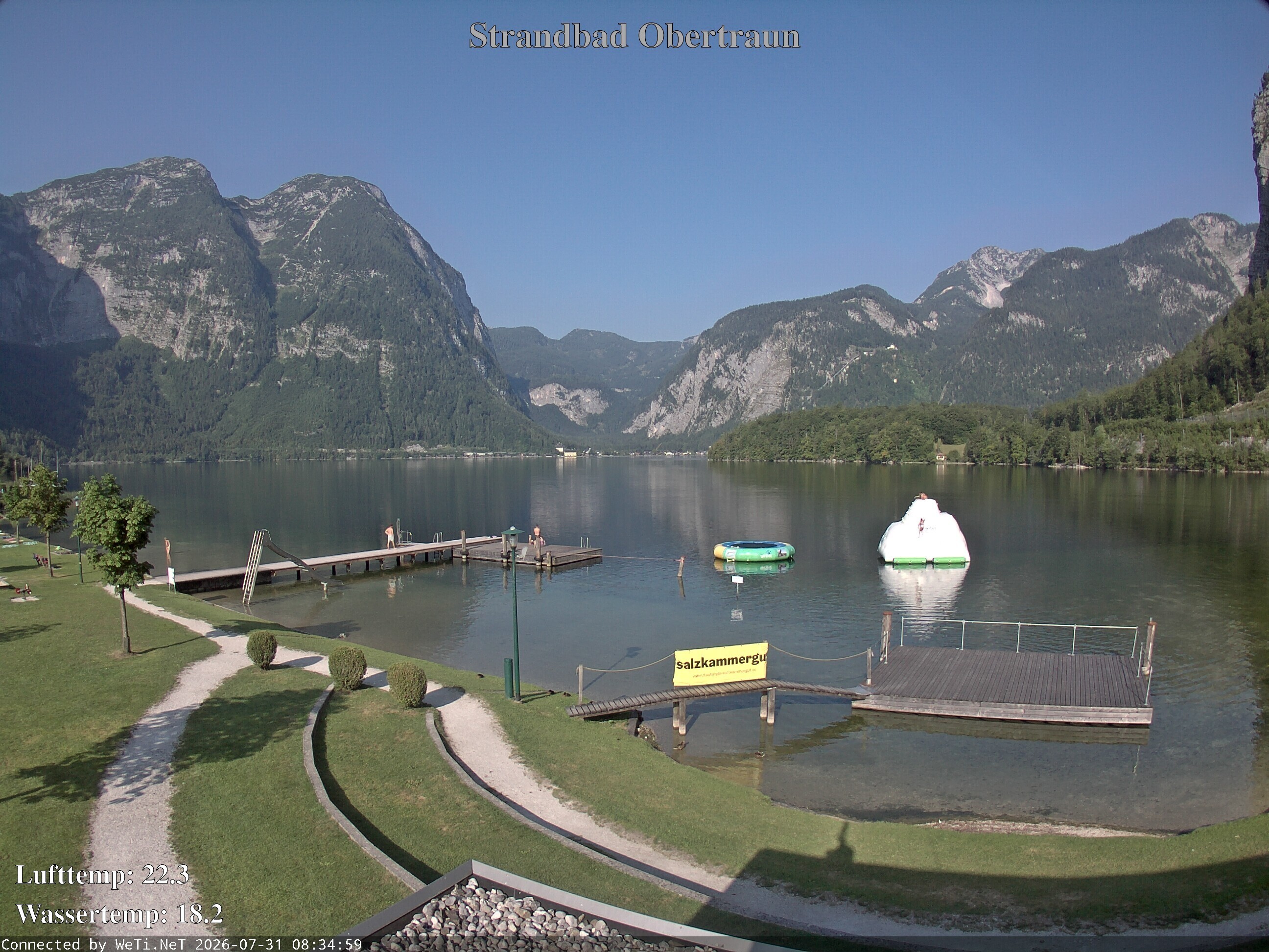 Archived image Webcam Obertraun Lido