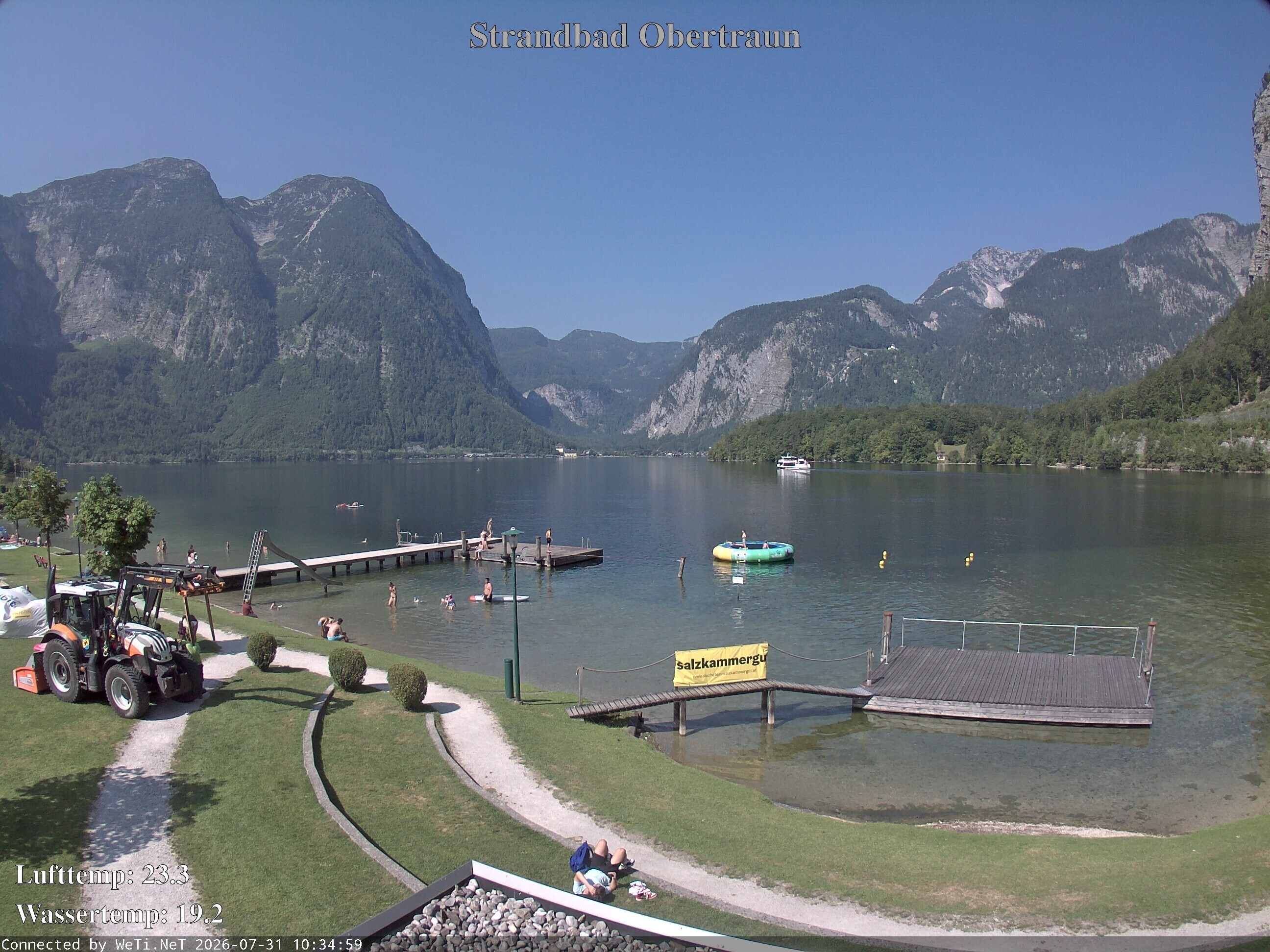 Archived image Webcam Obertraun Lido