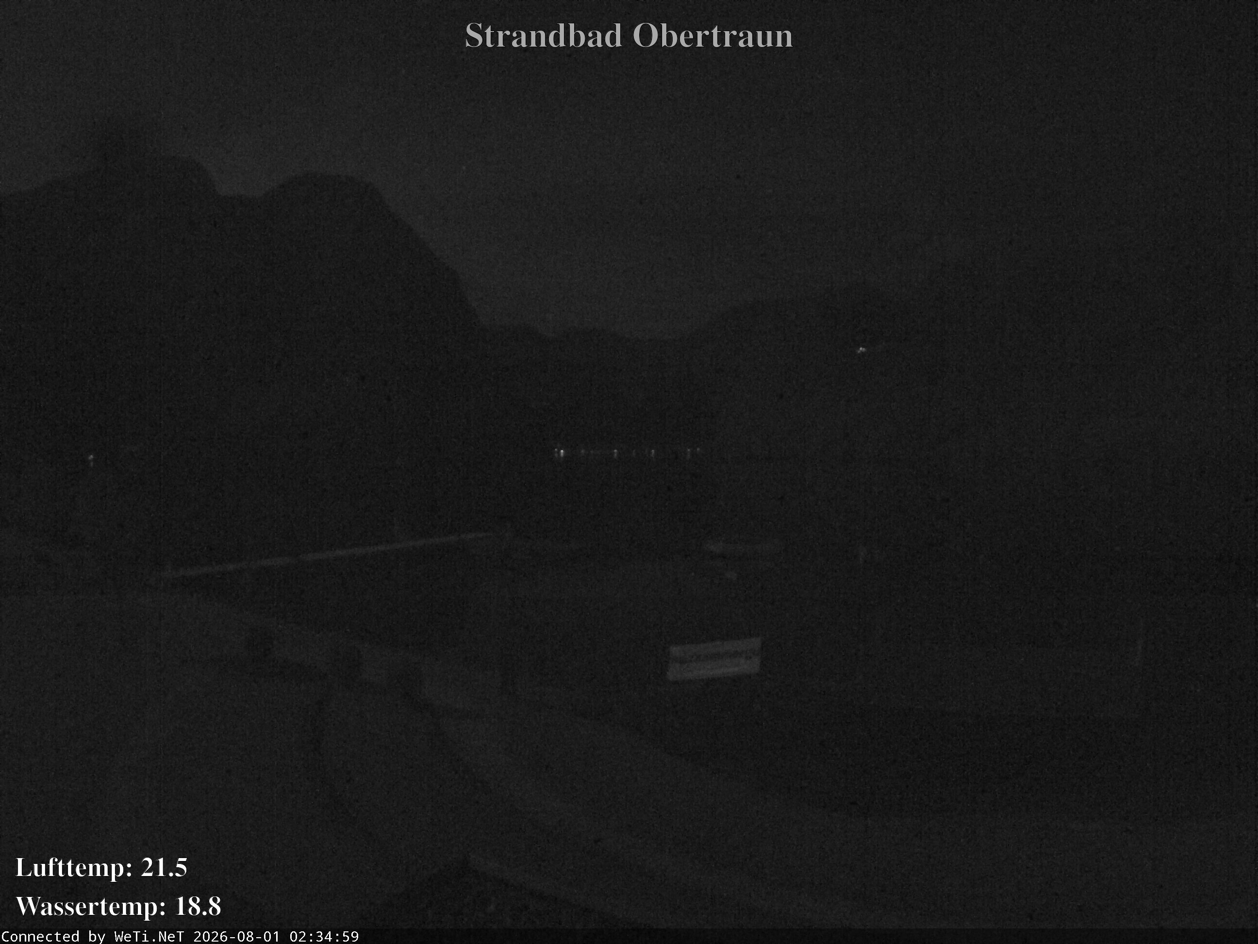 Archiv Foto Webcam Hallstätter See: Strandbad Obertraun