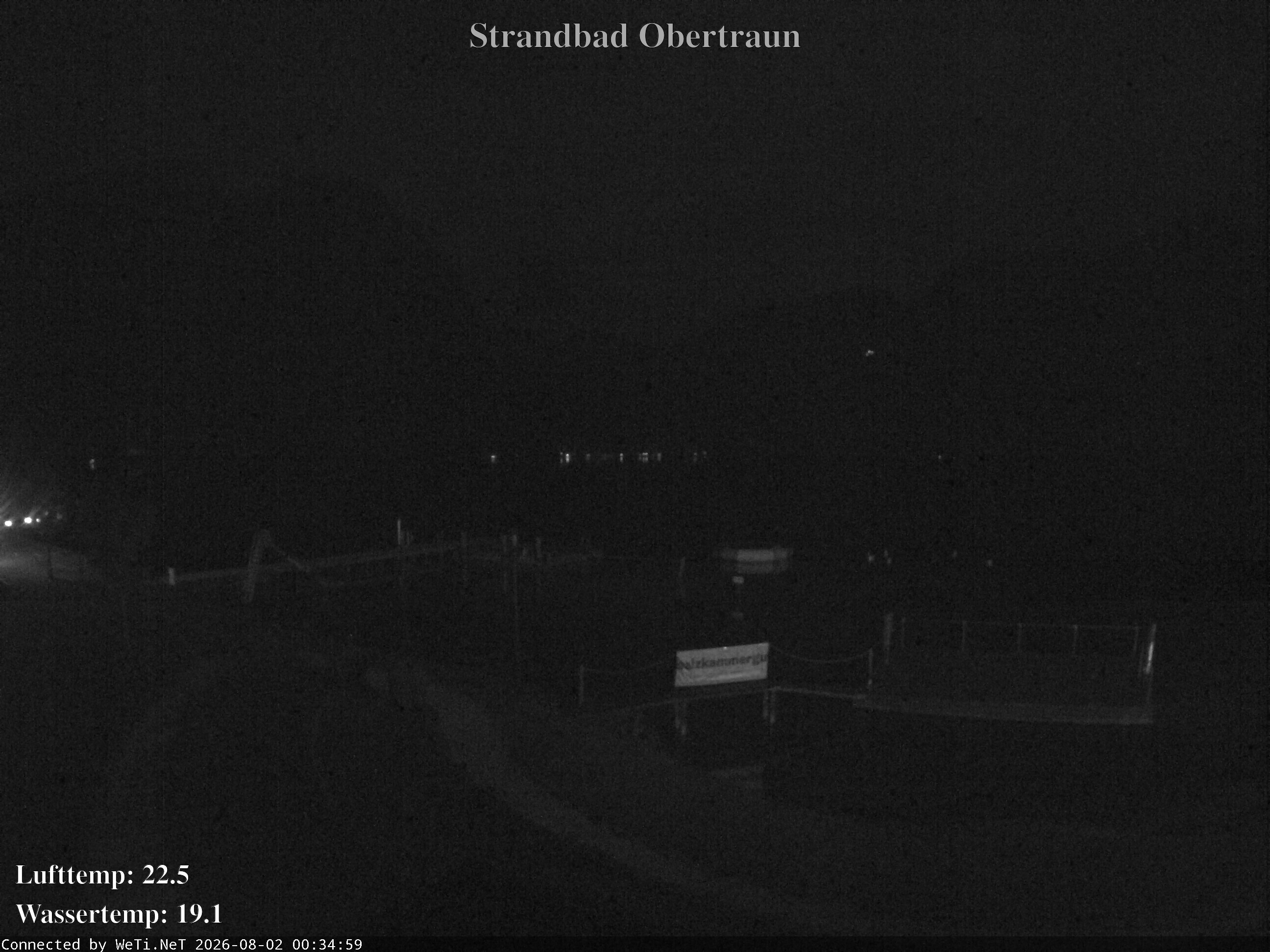 Archiv Foto Webcam Hallstätter See: Strandbad Obertraun