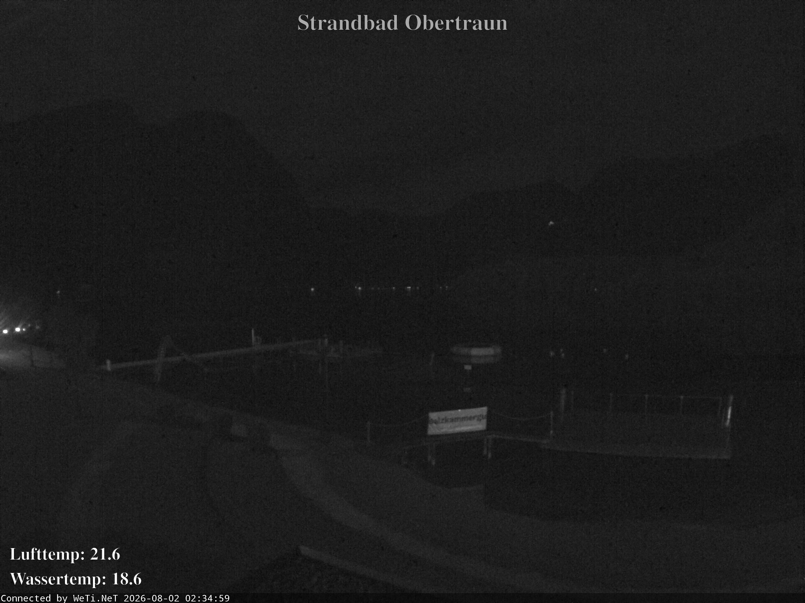 Archiv Foto Webcam Hallstätter See: Strandbad Obertraun