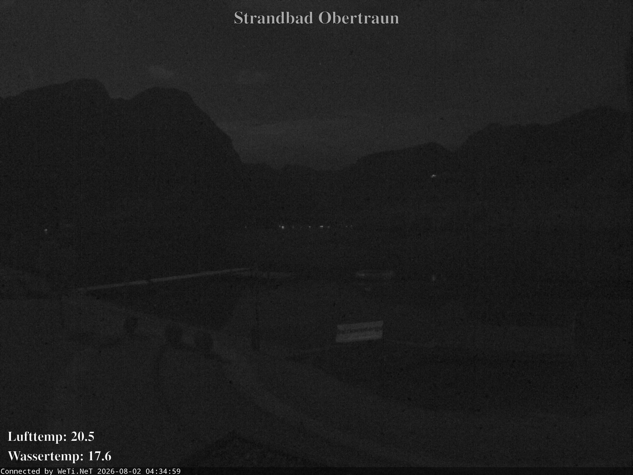 Archiv Foto Webcam Hallstätter See: Strandbad Obertraun