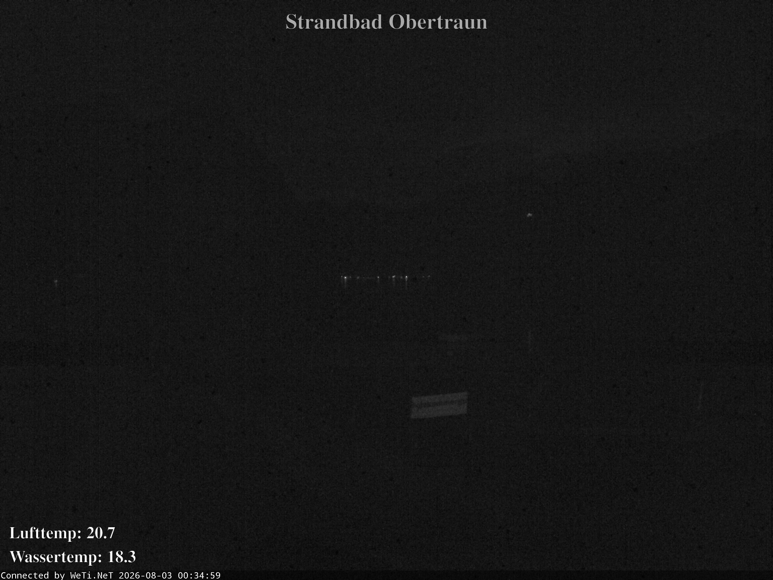 Archiv Foto Webcam Hallstätter See: Strandbad Obertraun