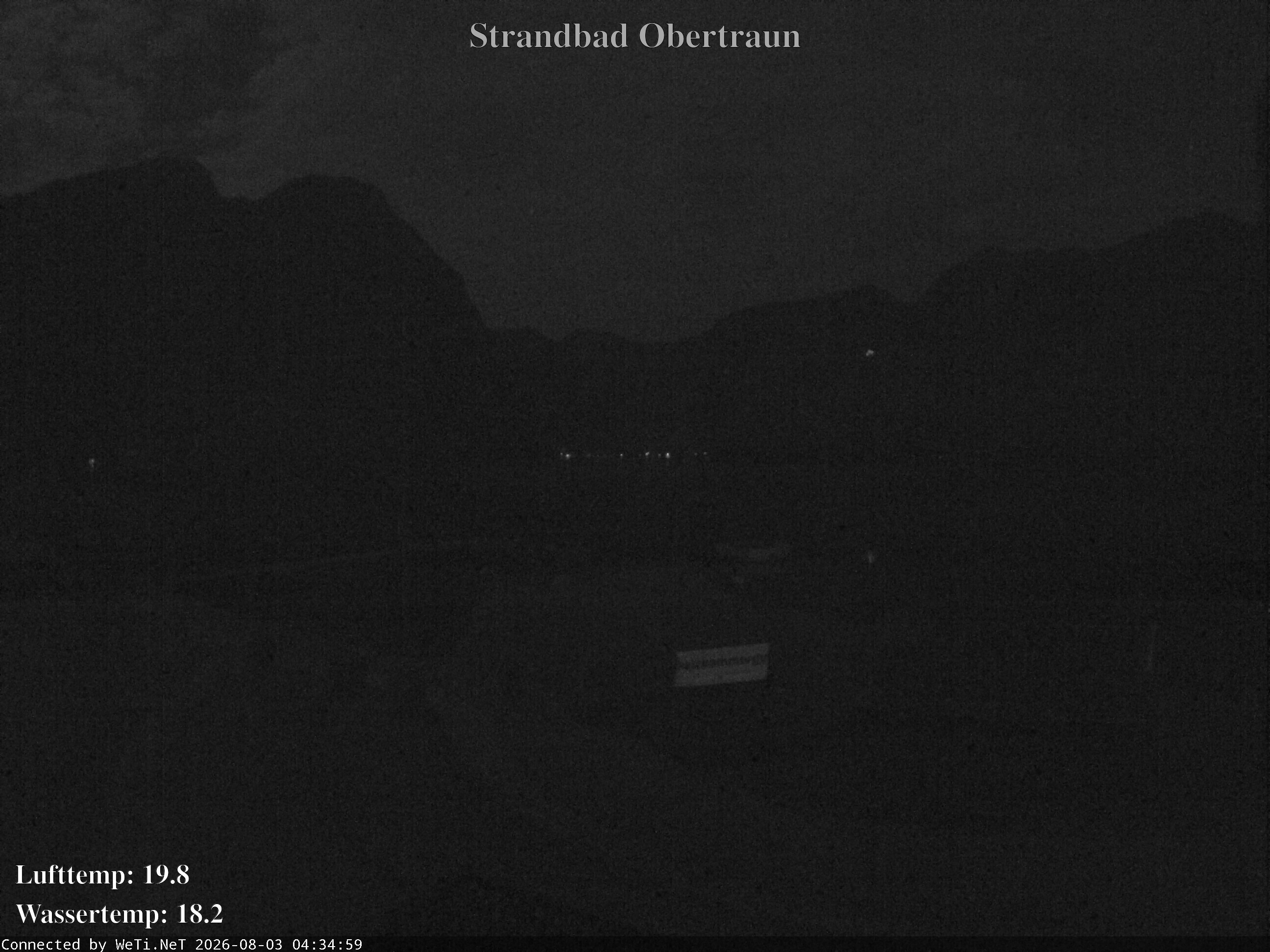 Archiv Foto Webcam Hallstätter See: Strandbad Obertraun