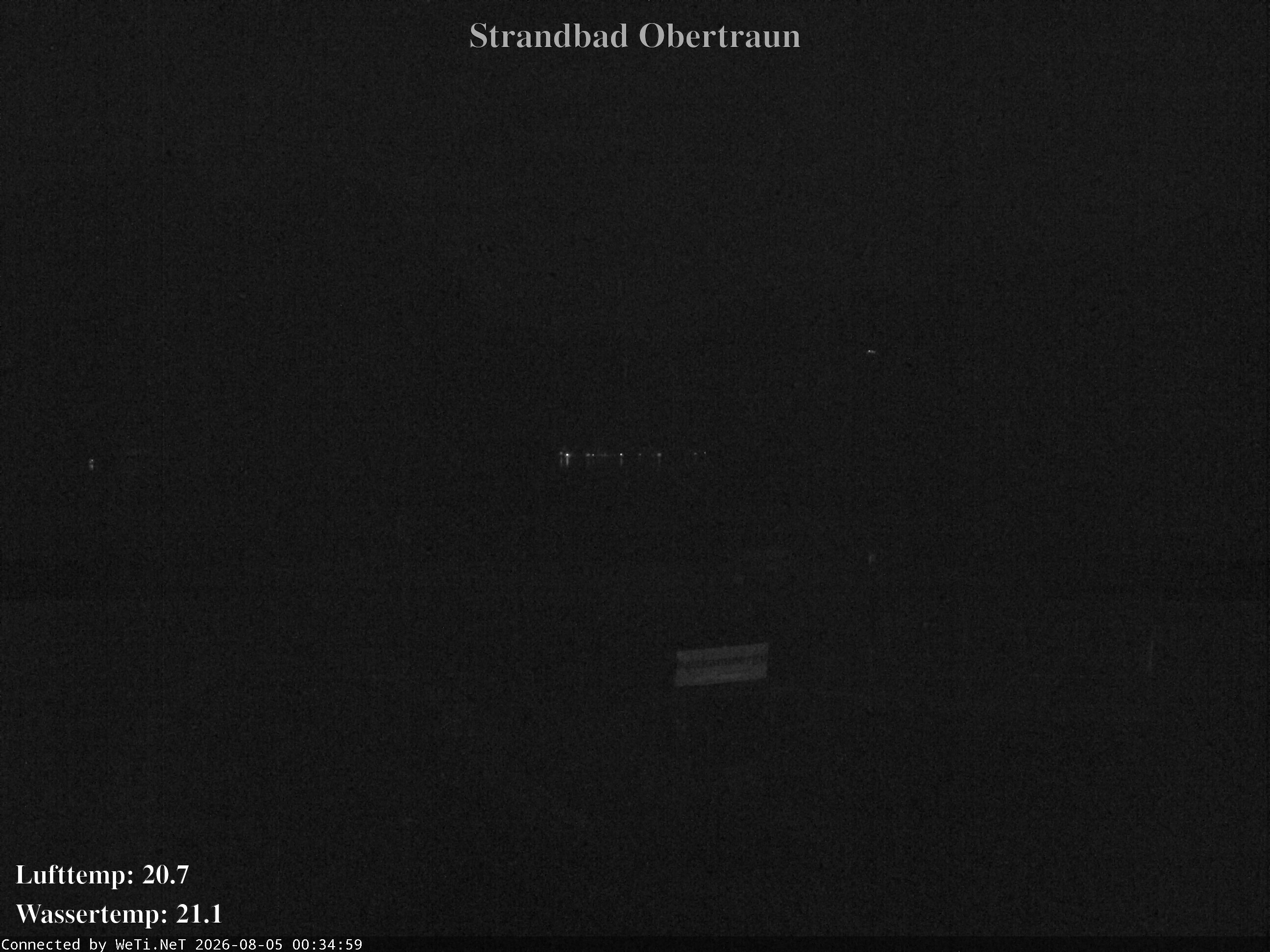 Archiv Foto Webcam Hallstätter See: Strandbad Obertraun