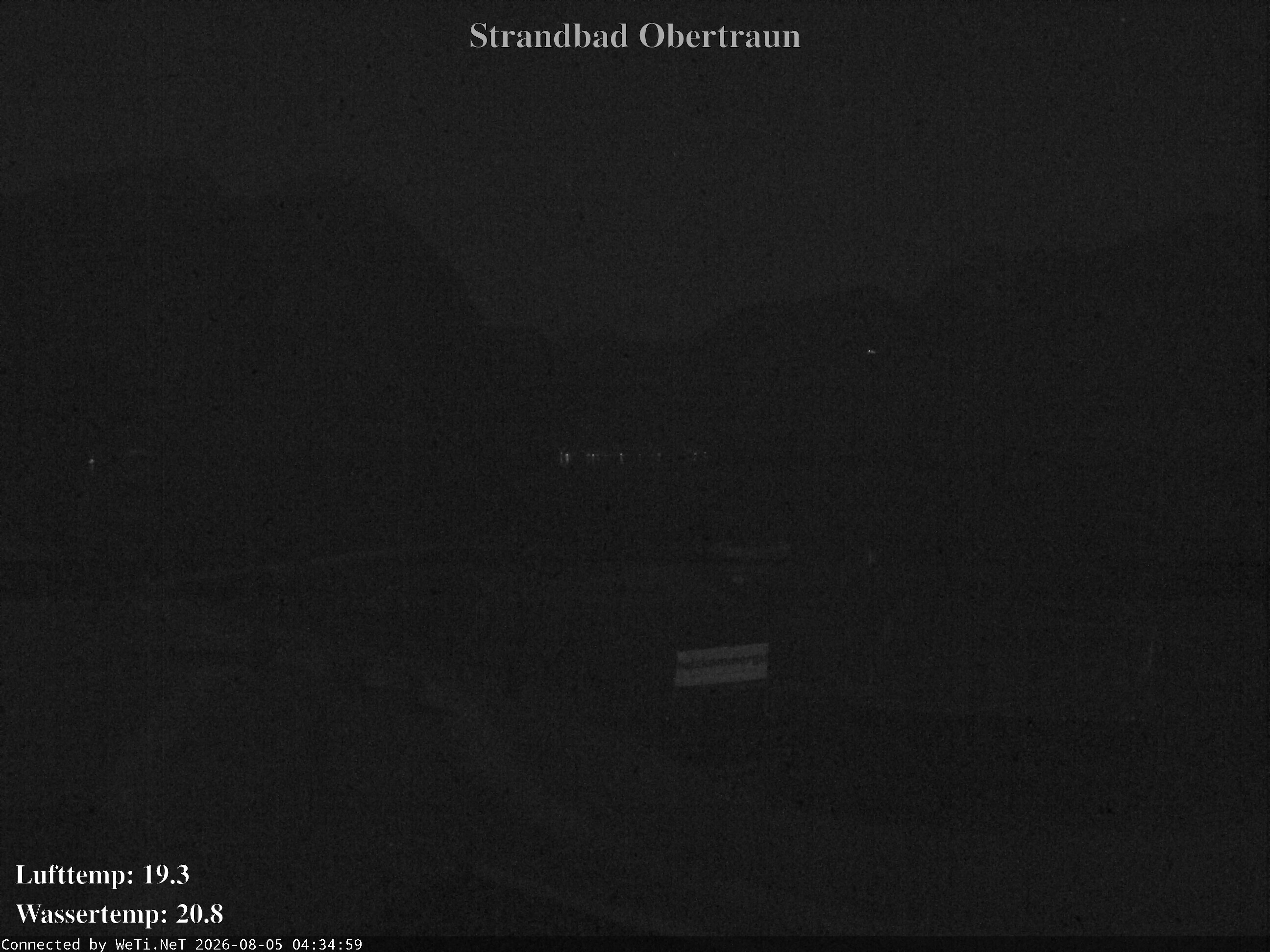 Archiv Foto Webcam Hallstätter See: Strandbad Obertraun