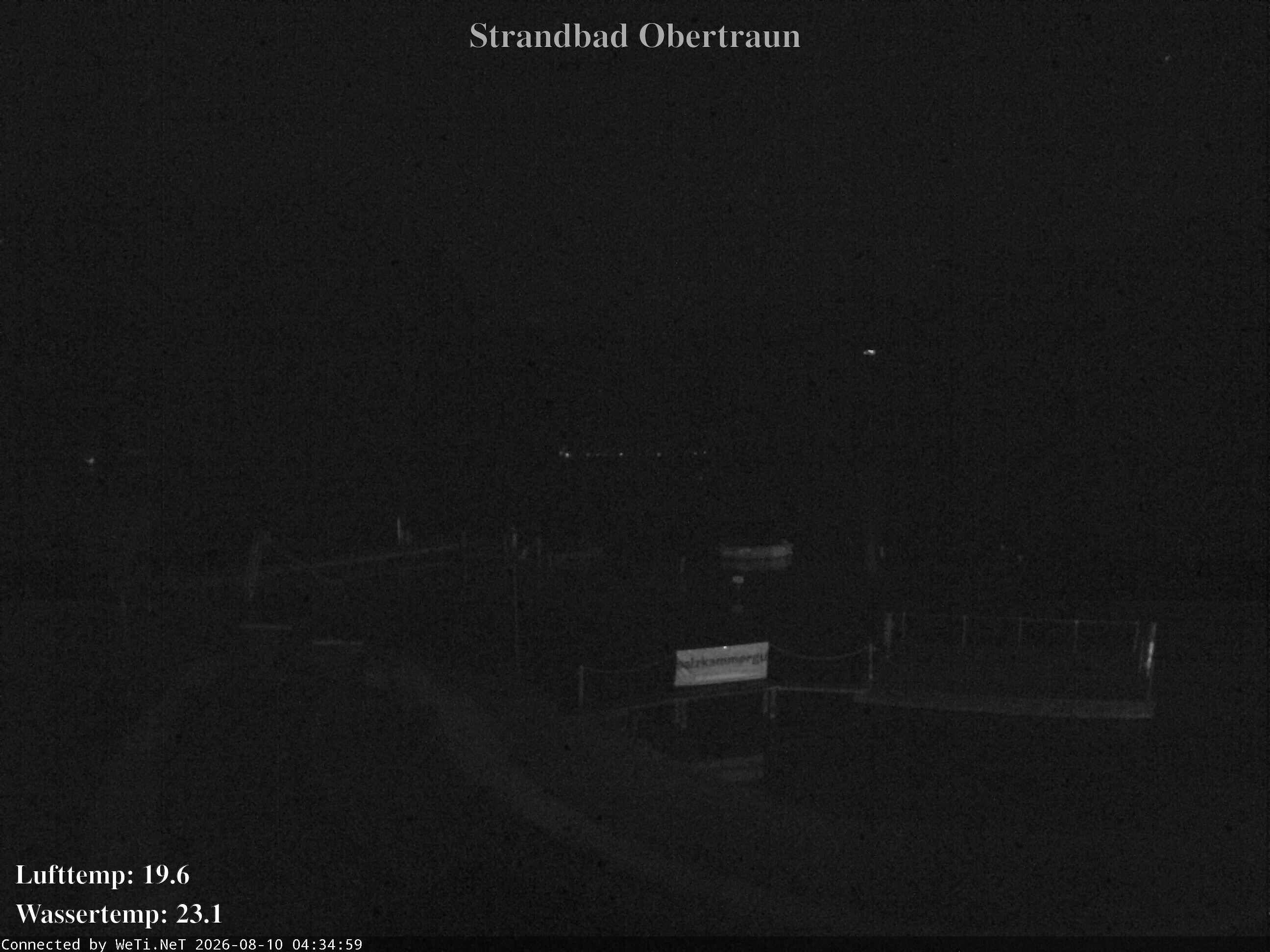 Archiv Foto Webcam Hallstätter See: Strandbad Obertraun