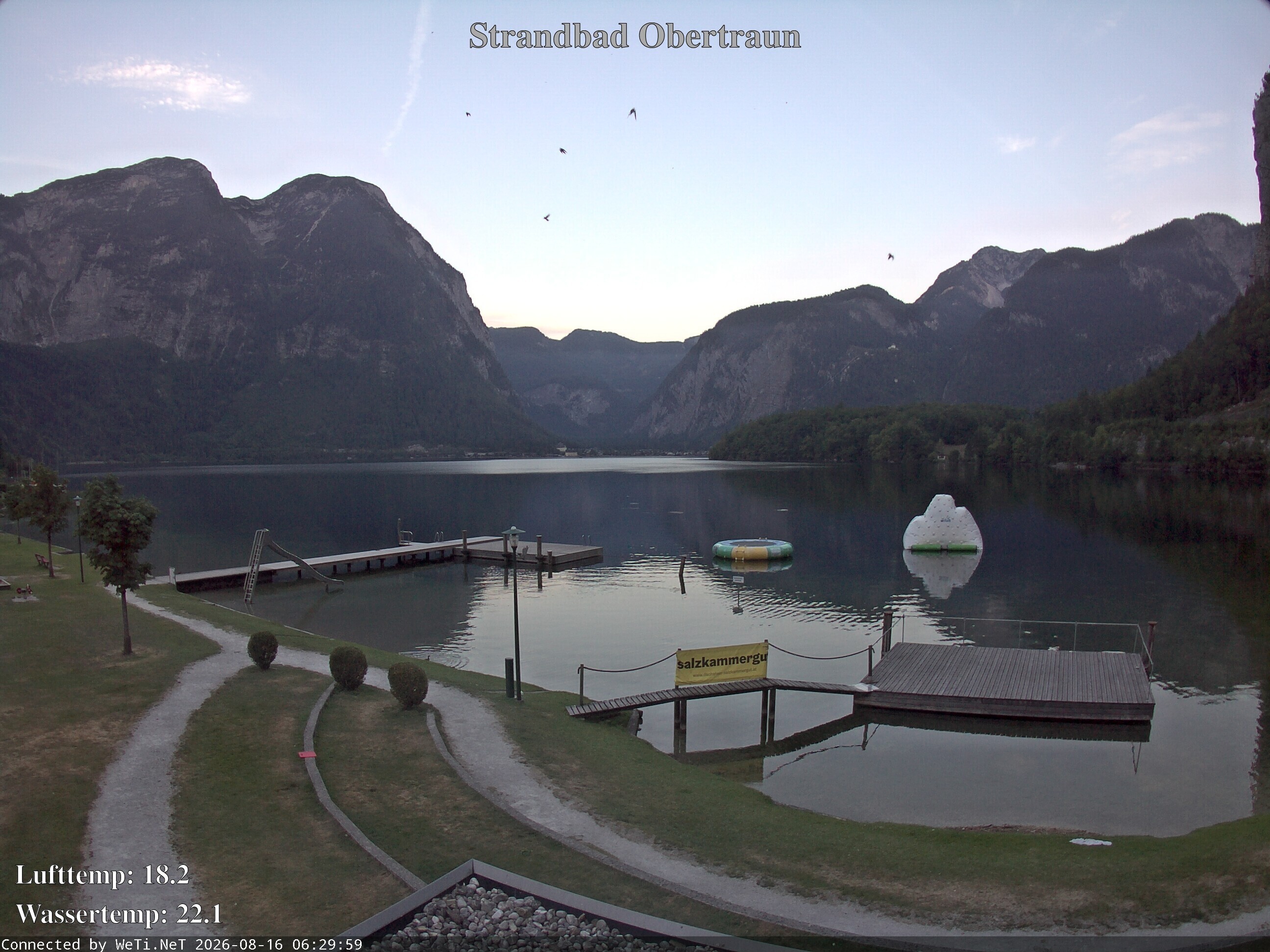 Archived image Webcam Obertraun Lido