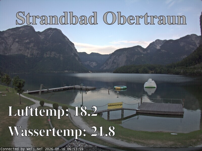 Archived image Webcam Obertraun Lido