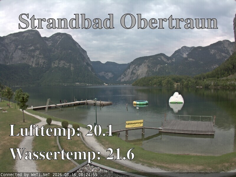 Archived image Webcam Obertraun Lido