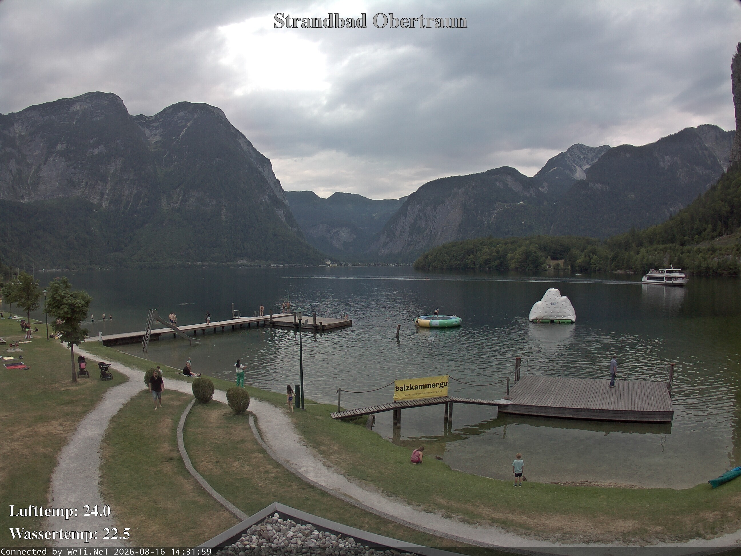 Archived image Webcam Obertraun Lido