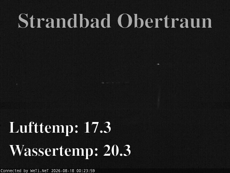 Archiv Foto Webcam Hallstätter See: Strandbad Obertraun