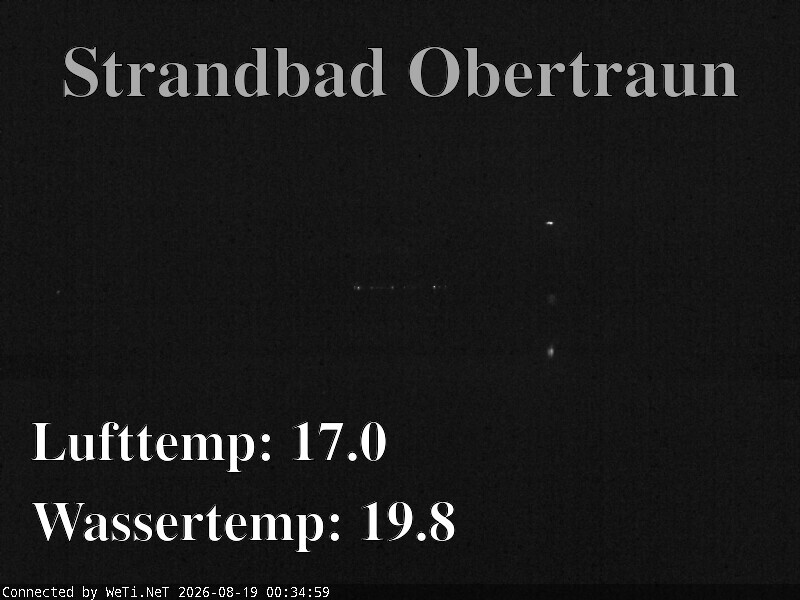 Archiv Foto Webcam Hallstätter See: Strandbad Obertraun