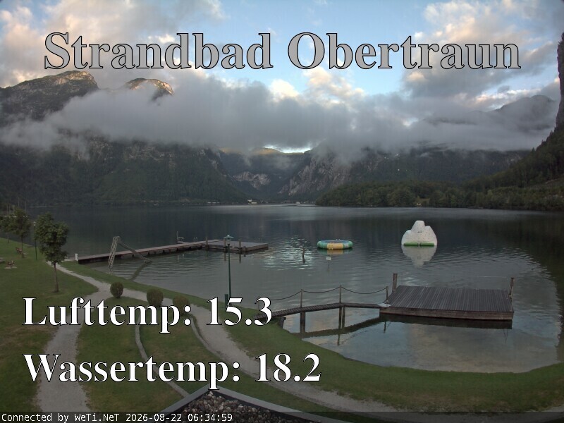 Archived image Webcam Obertraun Lido