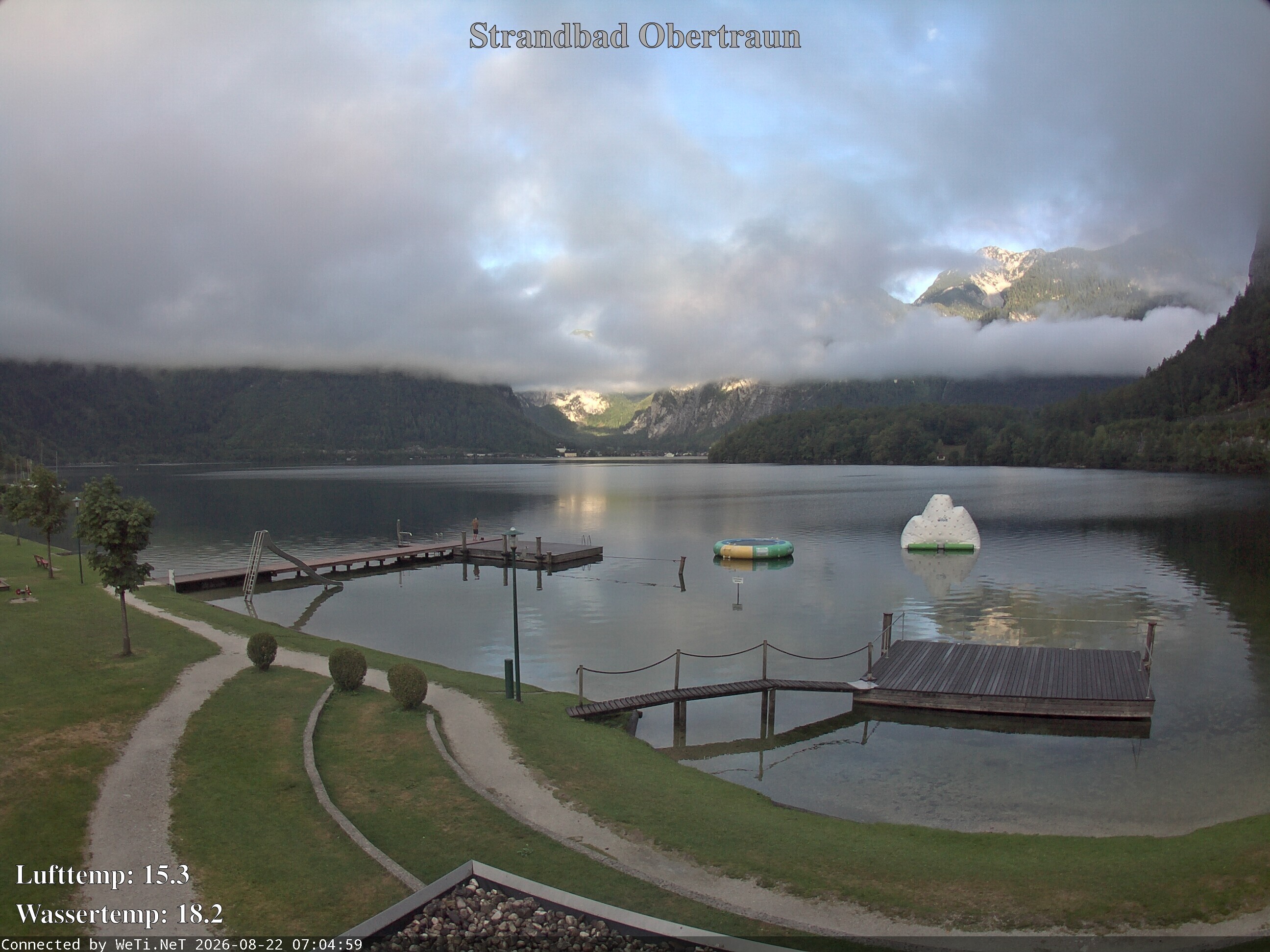 Archived image Webcam Obertraun Lido