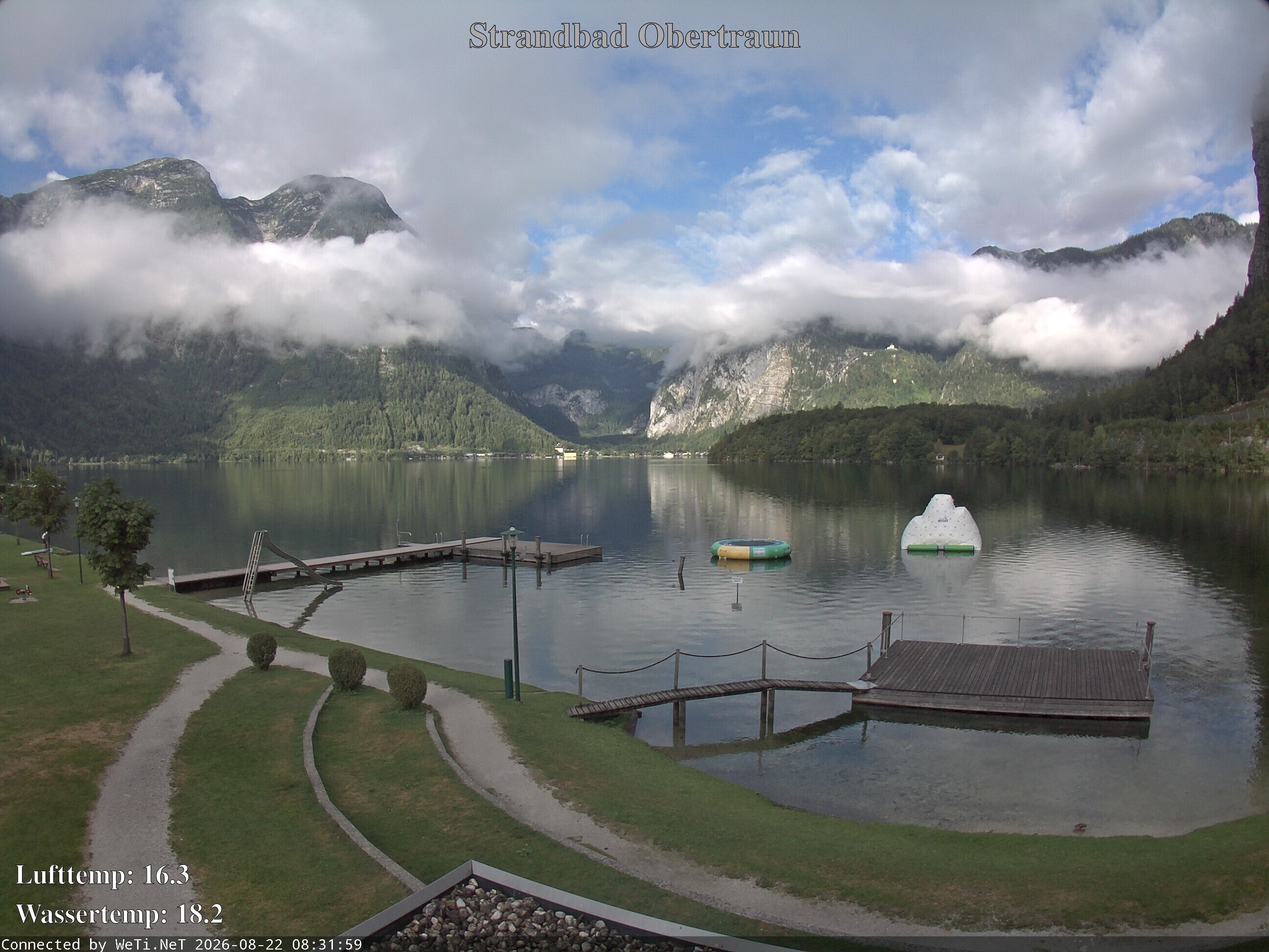 Archived image Webcam Obertraun Lido