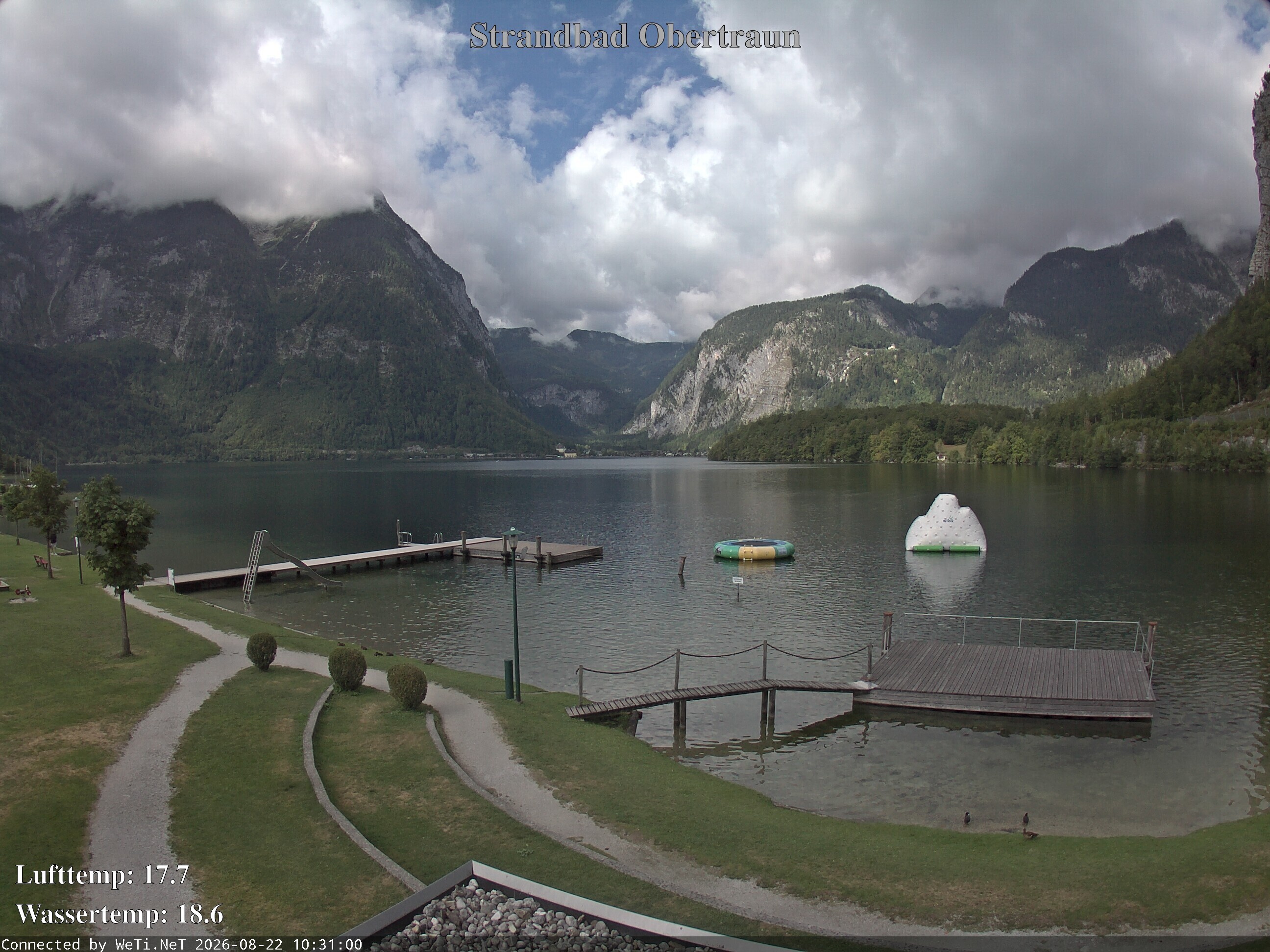 Archived image Webcam Obertraun Lido