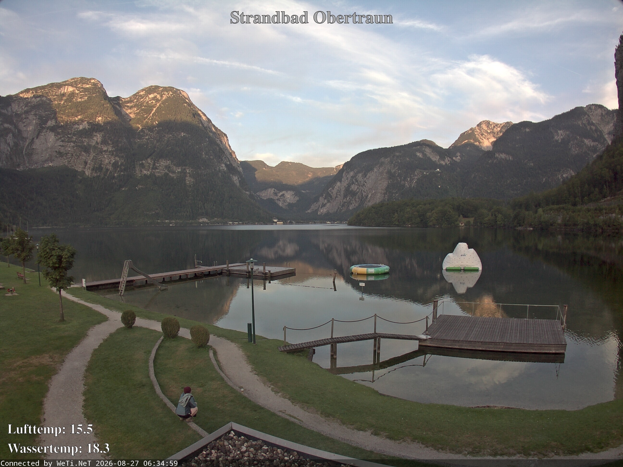 Archived image Webcam Obertraun Lido