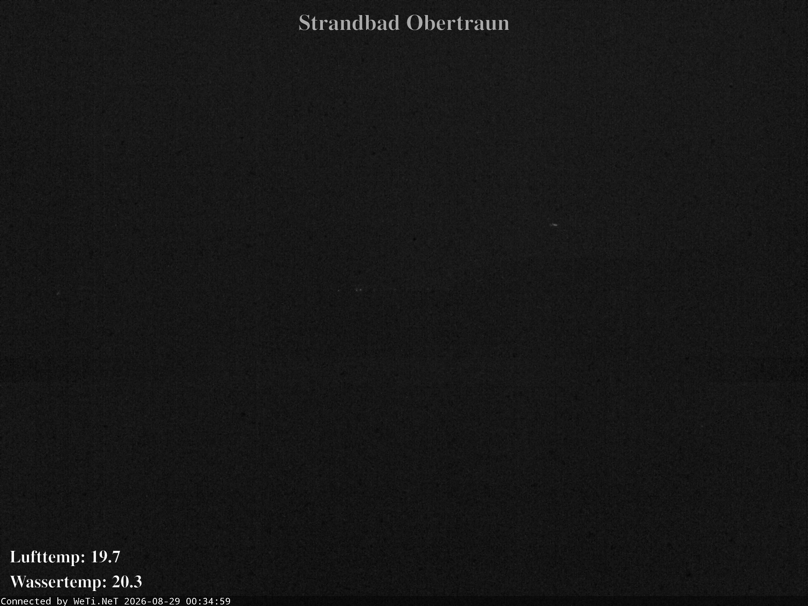 Archiv Foto Webcam Hallstätter See: Strandbad Obertraun