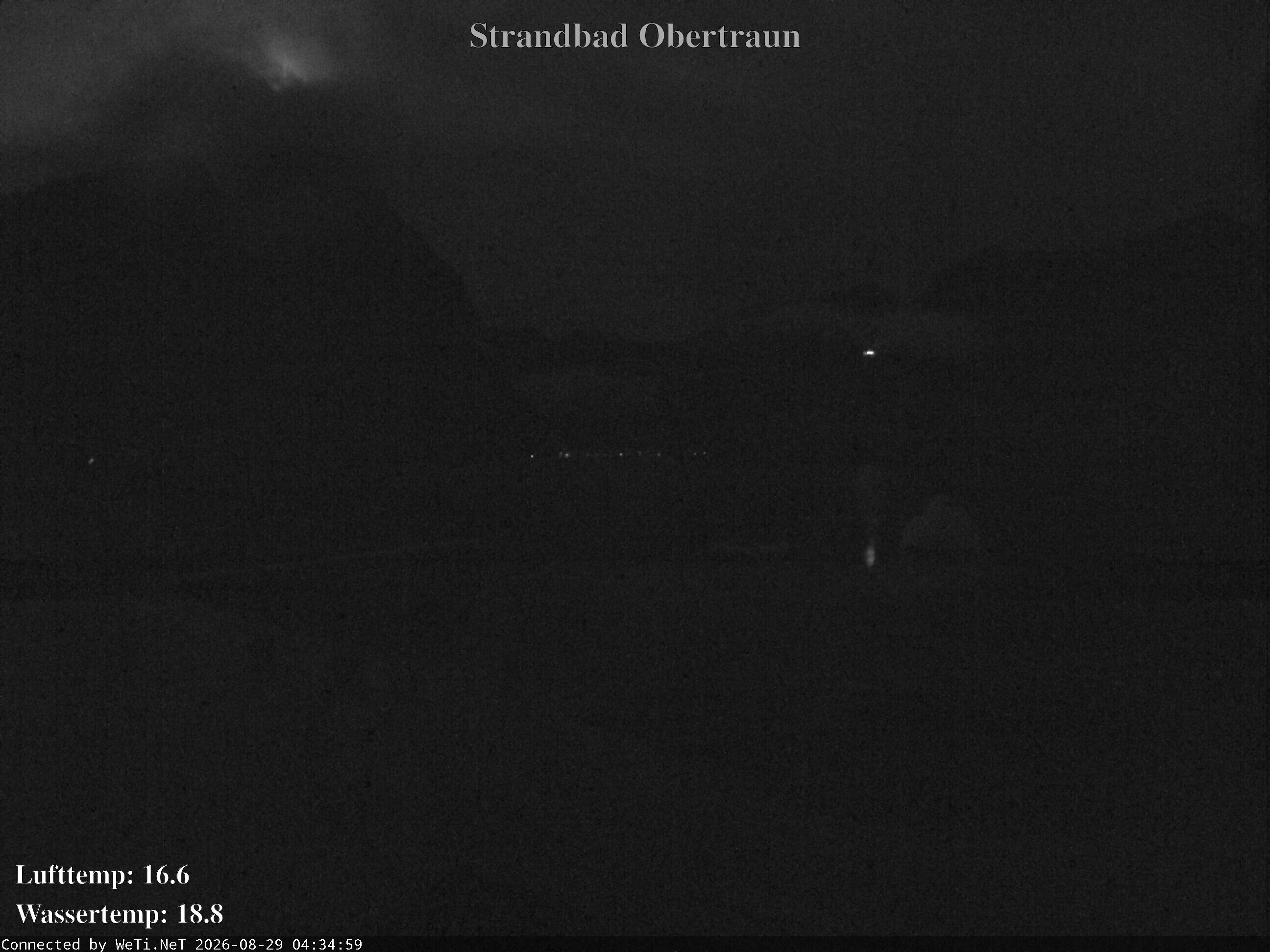 Archiv Foto Webcam Hallstätter See: Strandbad Obertraun