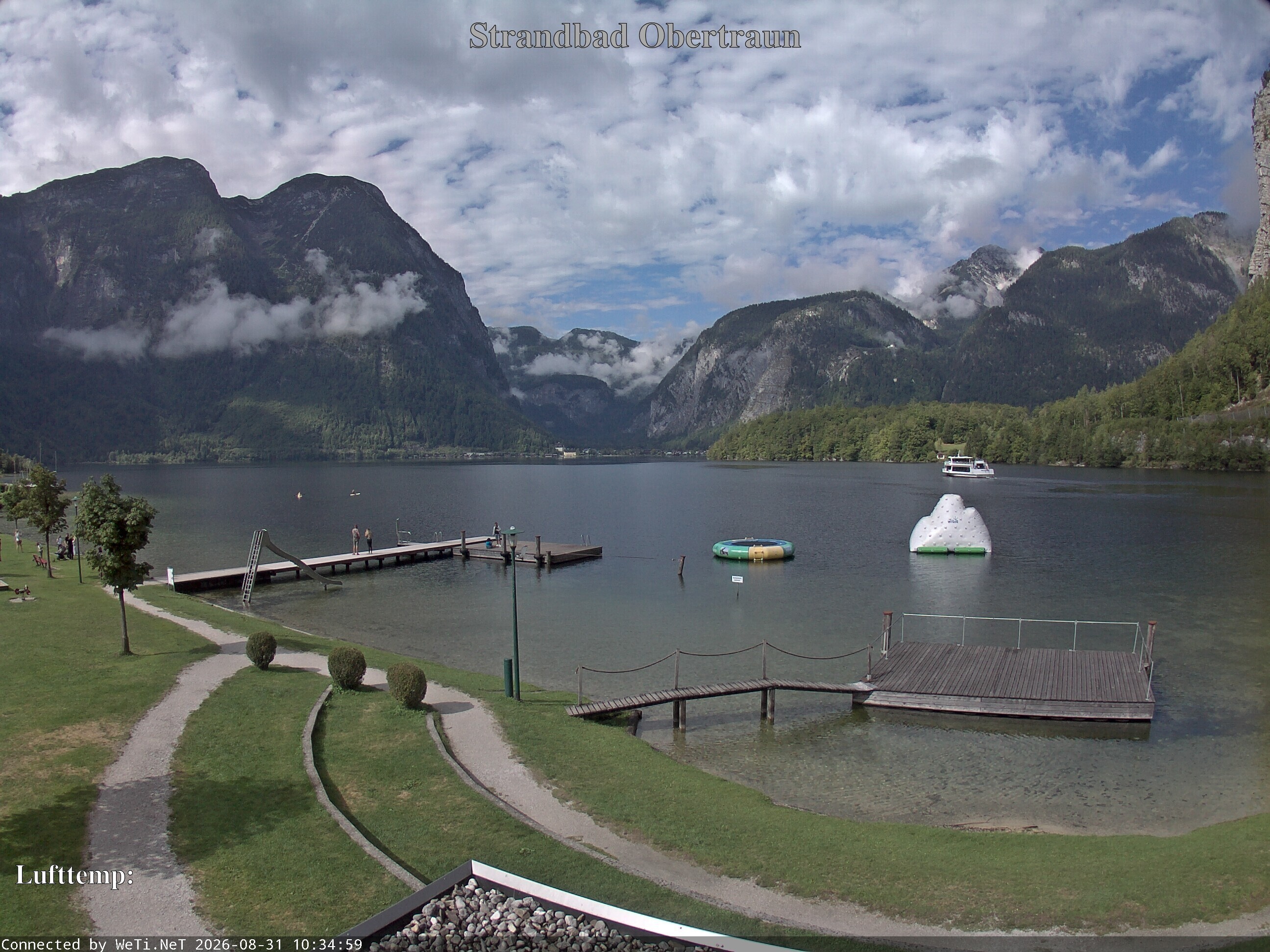 Archived image Webcam Obertraun Lido