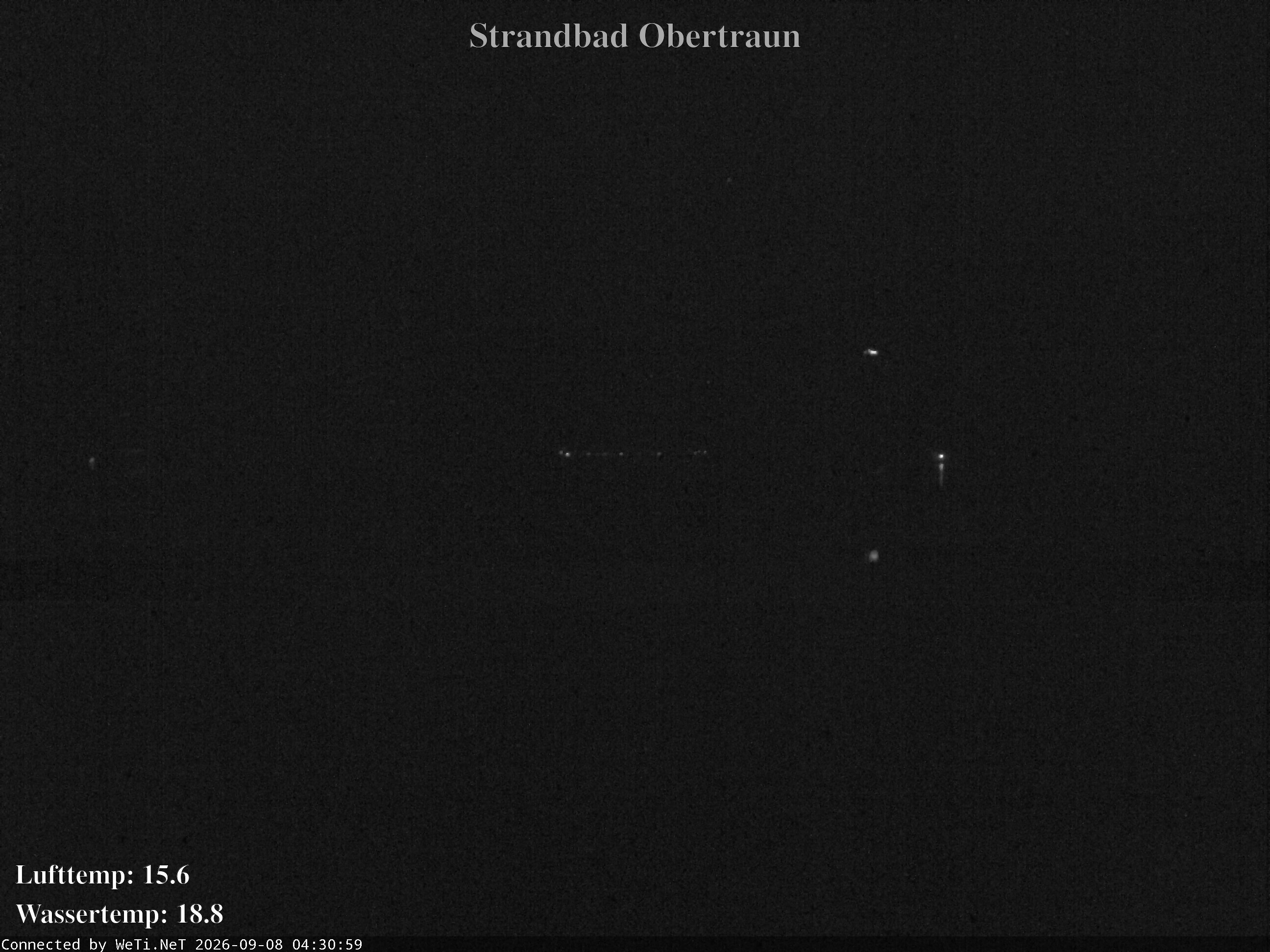 Archiv Foto Webcam Hallstätter See: Strandbad Obertraun