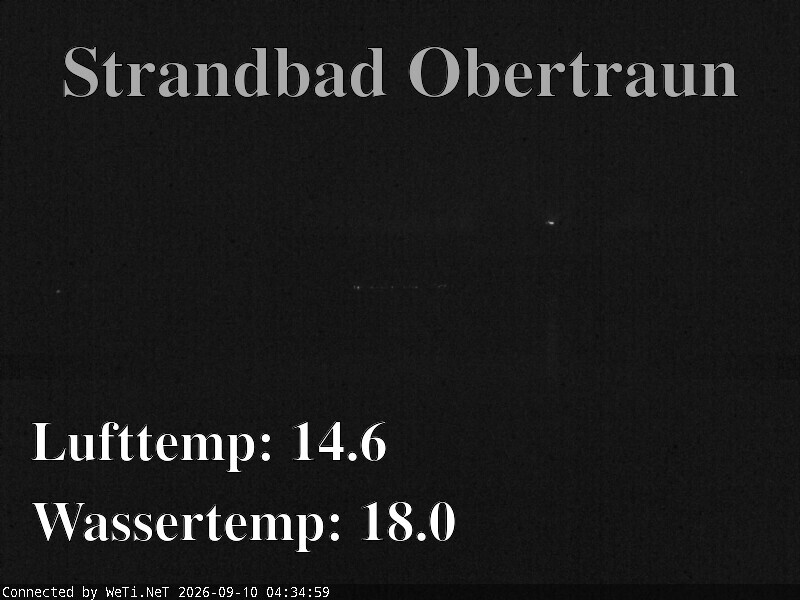 Archiv Foto Webcam Hallstätter See: Strandbad Obertraun