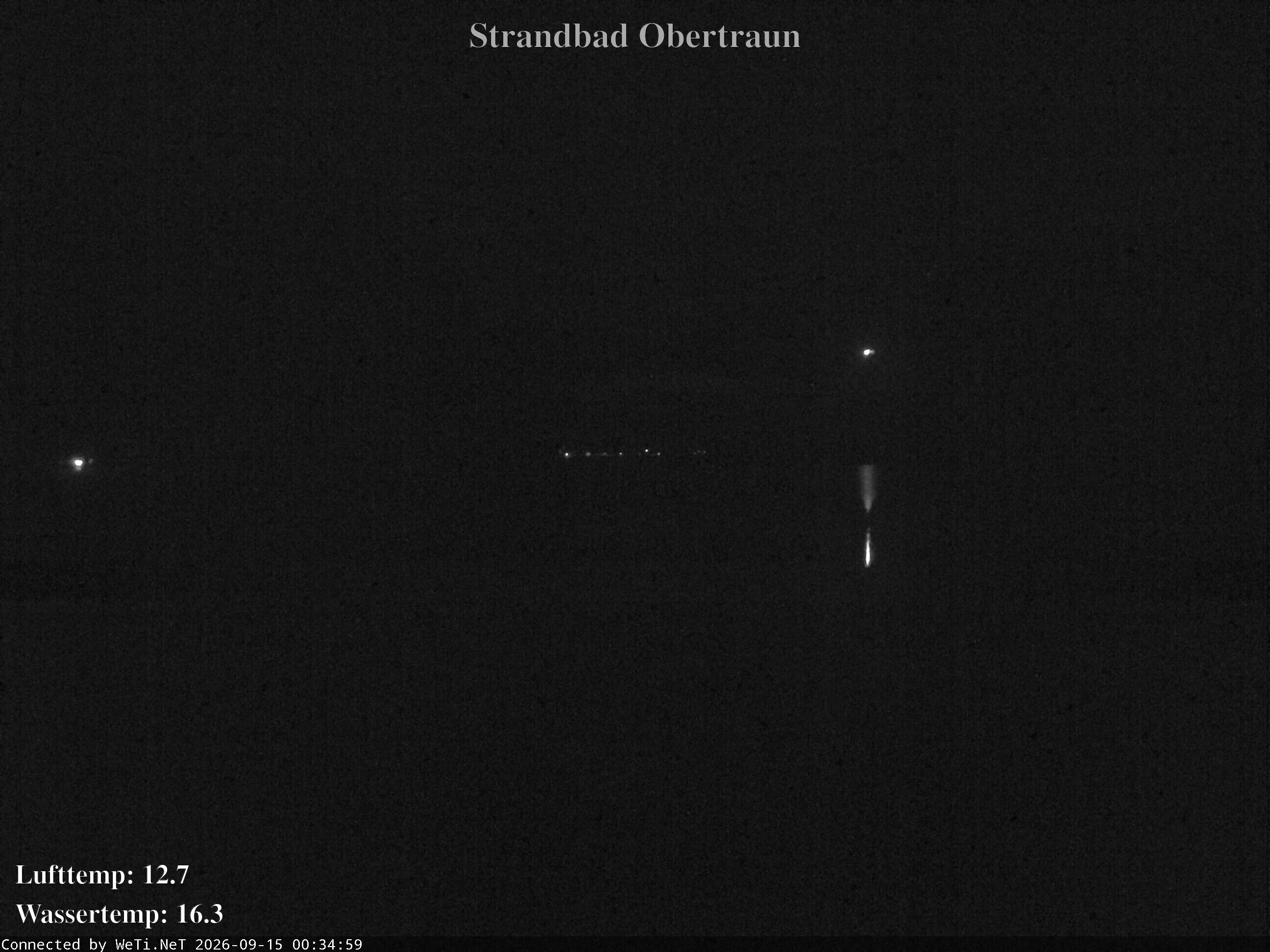 Archiv Foto Webcam Hallstätter See: Strandbad Obertraun