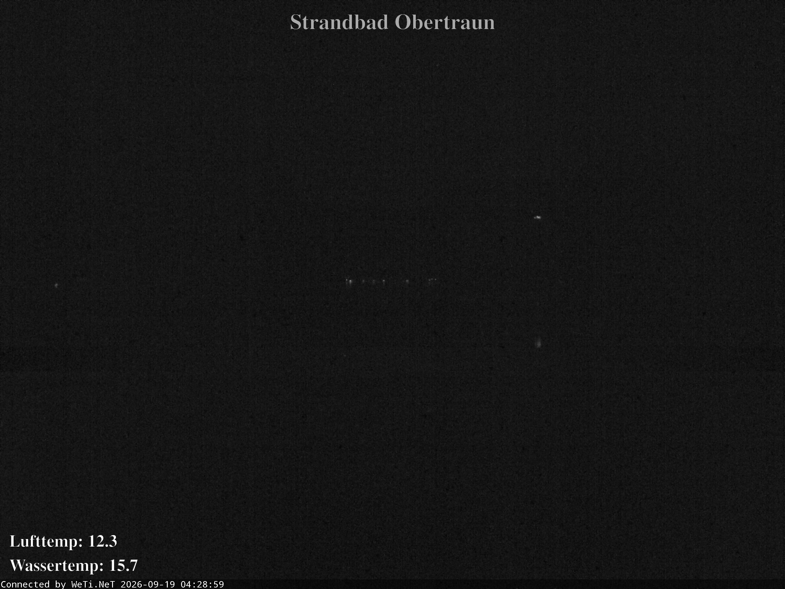 Archiv Foto Webcam Hallstätter See: Strandbad Obertraun